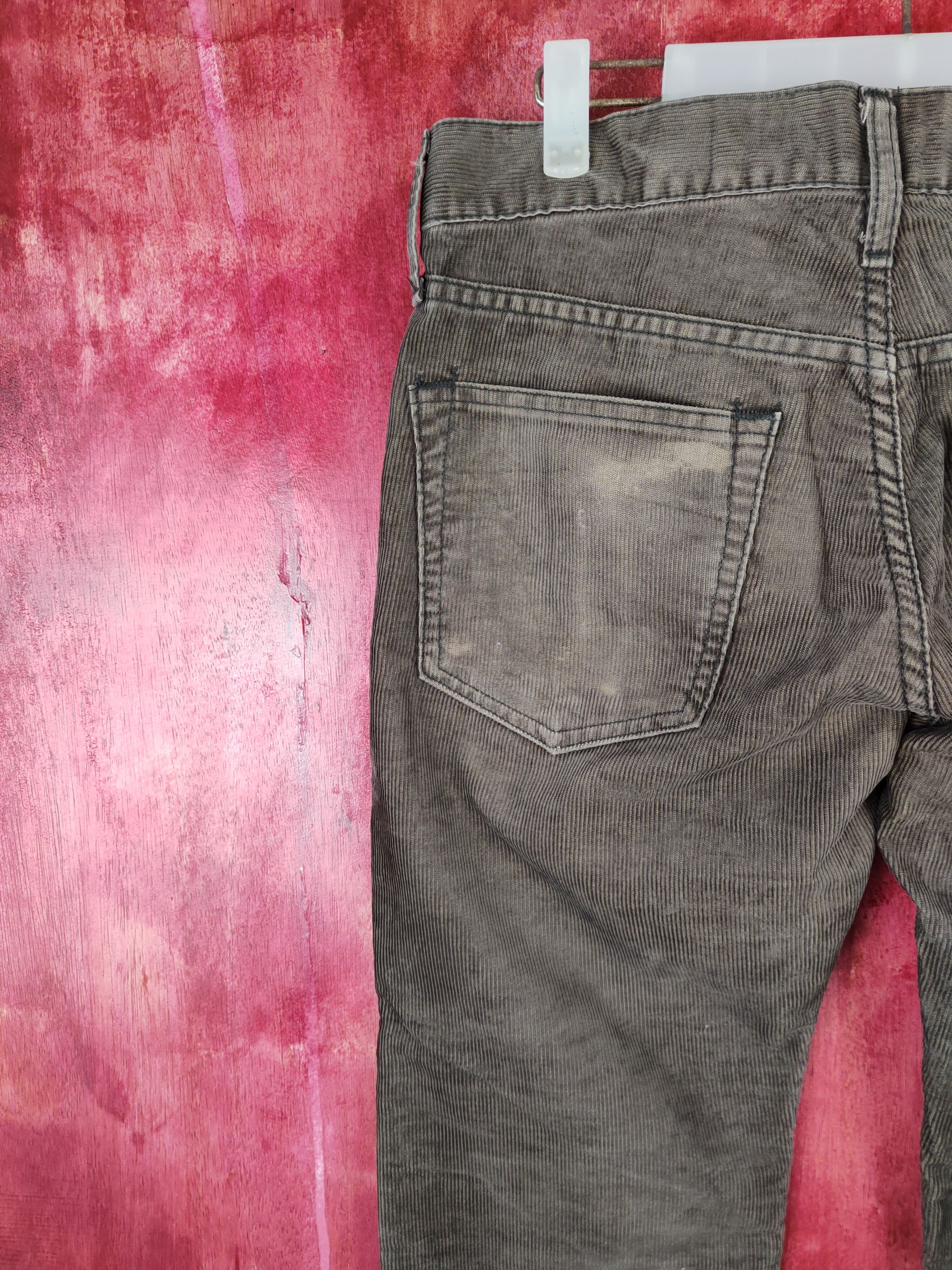 Japanese Brand Back Number Dark Brown Corduroy Cargo Pants #S579 Size US 30 / EU 46 - 8 Thumbnail