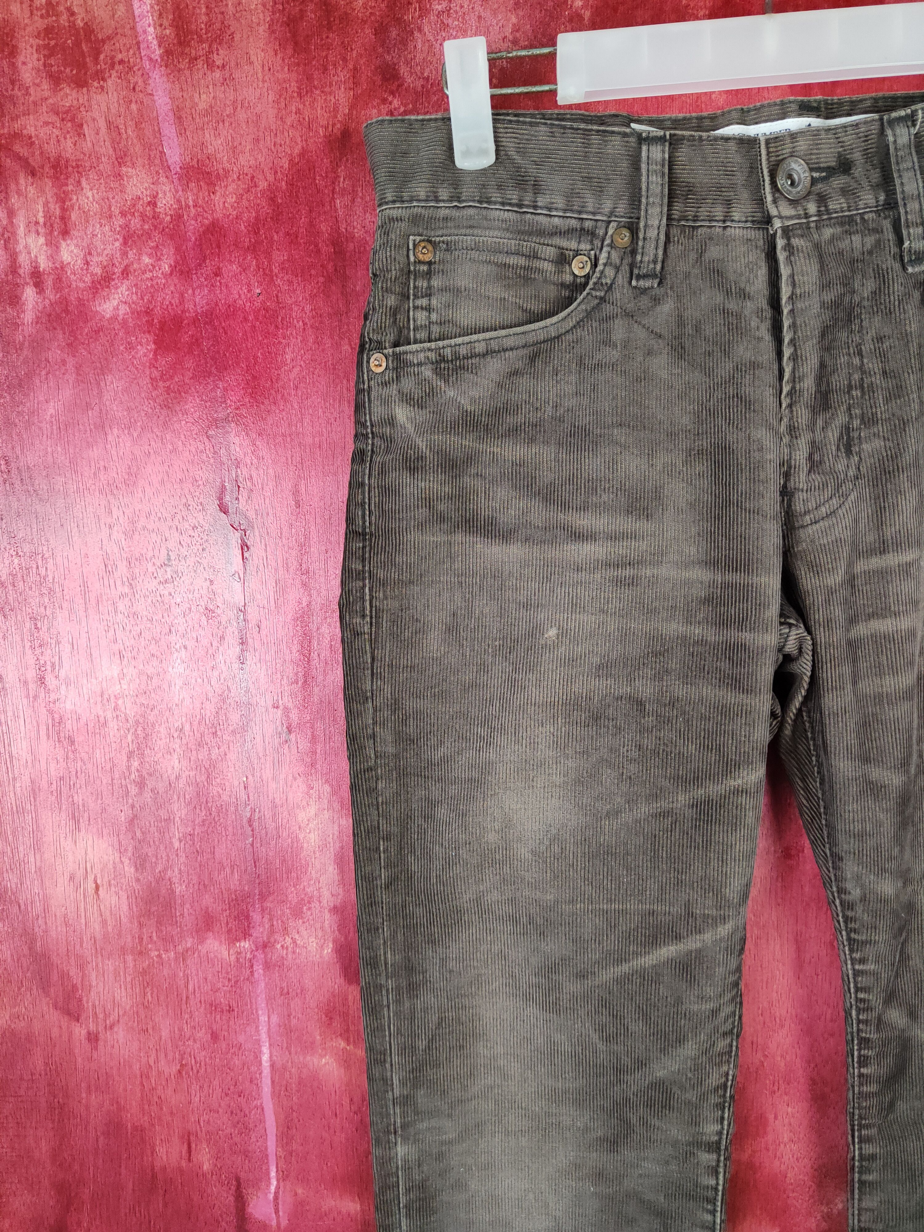 Japanese Brand Back Number Dark Brown Corduroy Cargo Pants #S579 Size US 30 / EU 46 - 3 Thumbnail