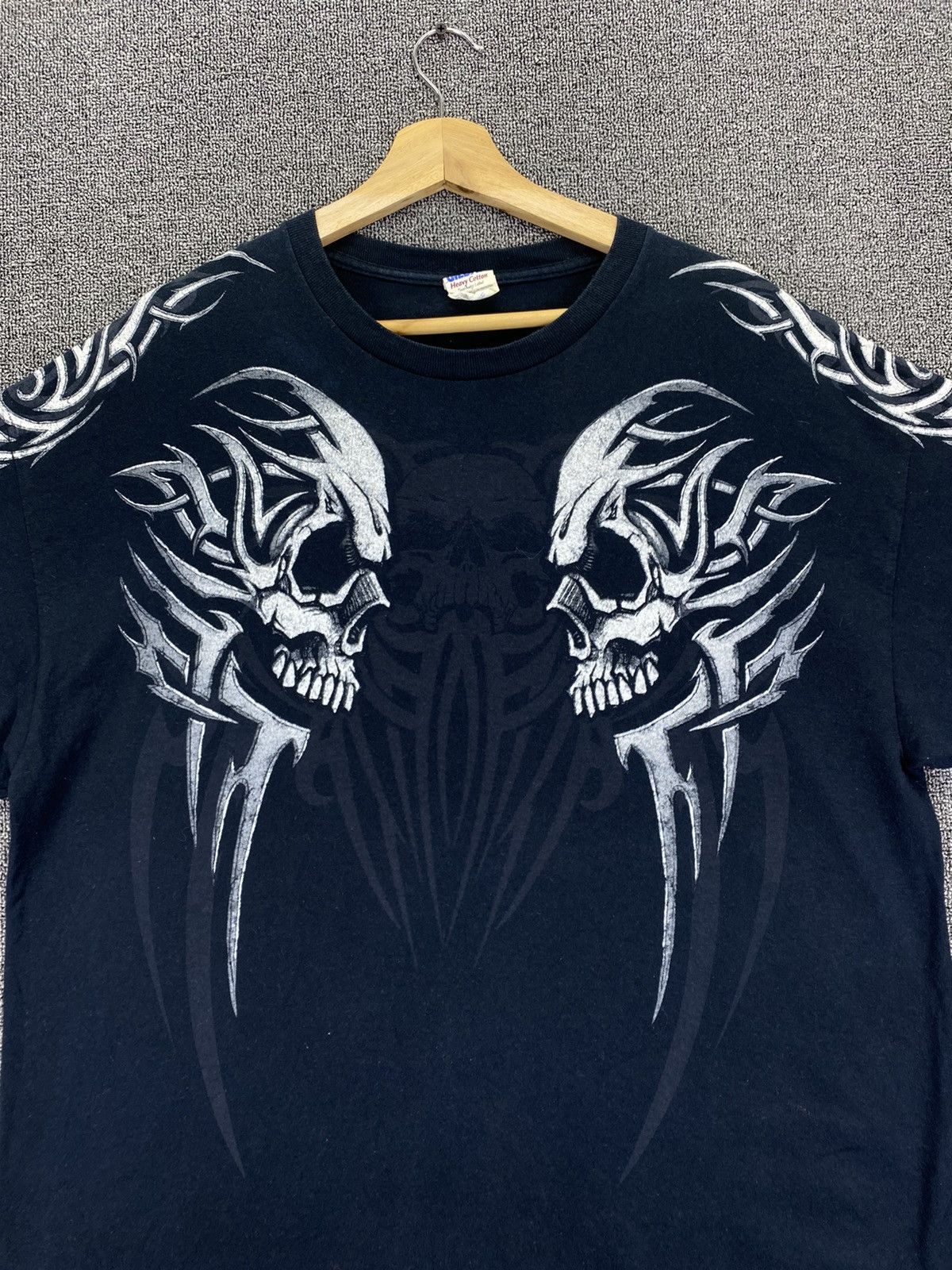 Vintage Vintage Punk Skulls Rancid Style Tee T Shirts Size US XL / EU 56 / 4 - 5 Thumbnail