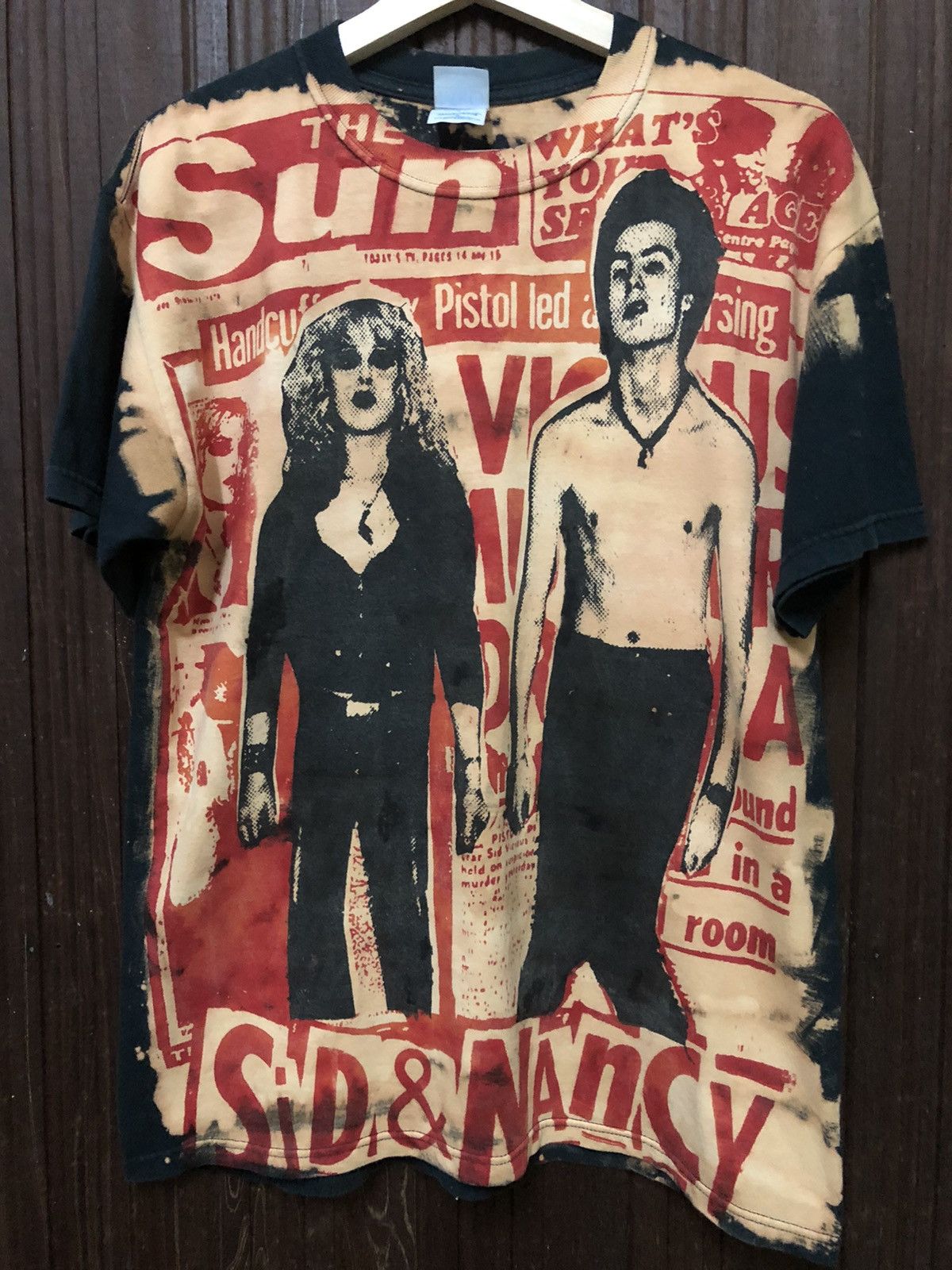 Movie Vintage 90s Sid And Nancy Cult Film Acidwash Very Rare Tee Grailed