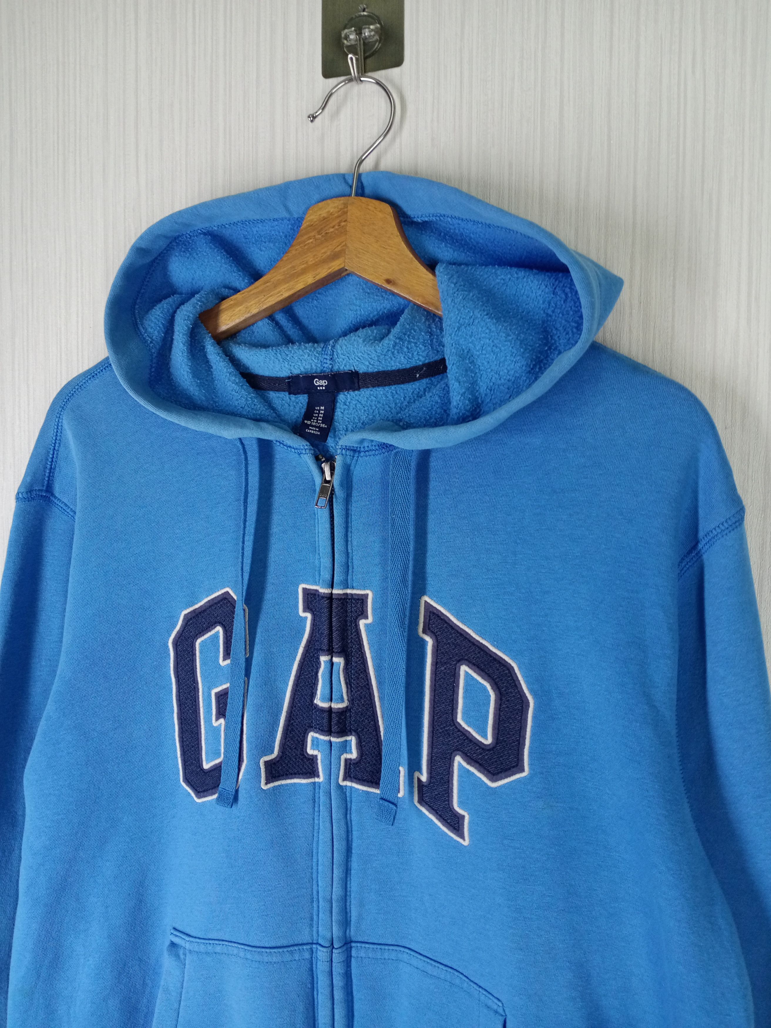 Gap Vintage Gap Zip up Hoodie Size US M / EU 48-50 / 2 - 3 Thumbnail