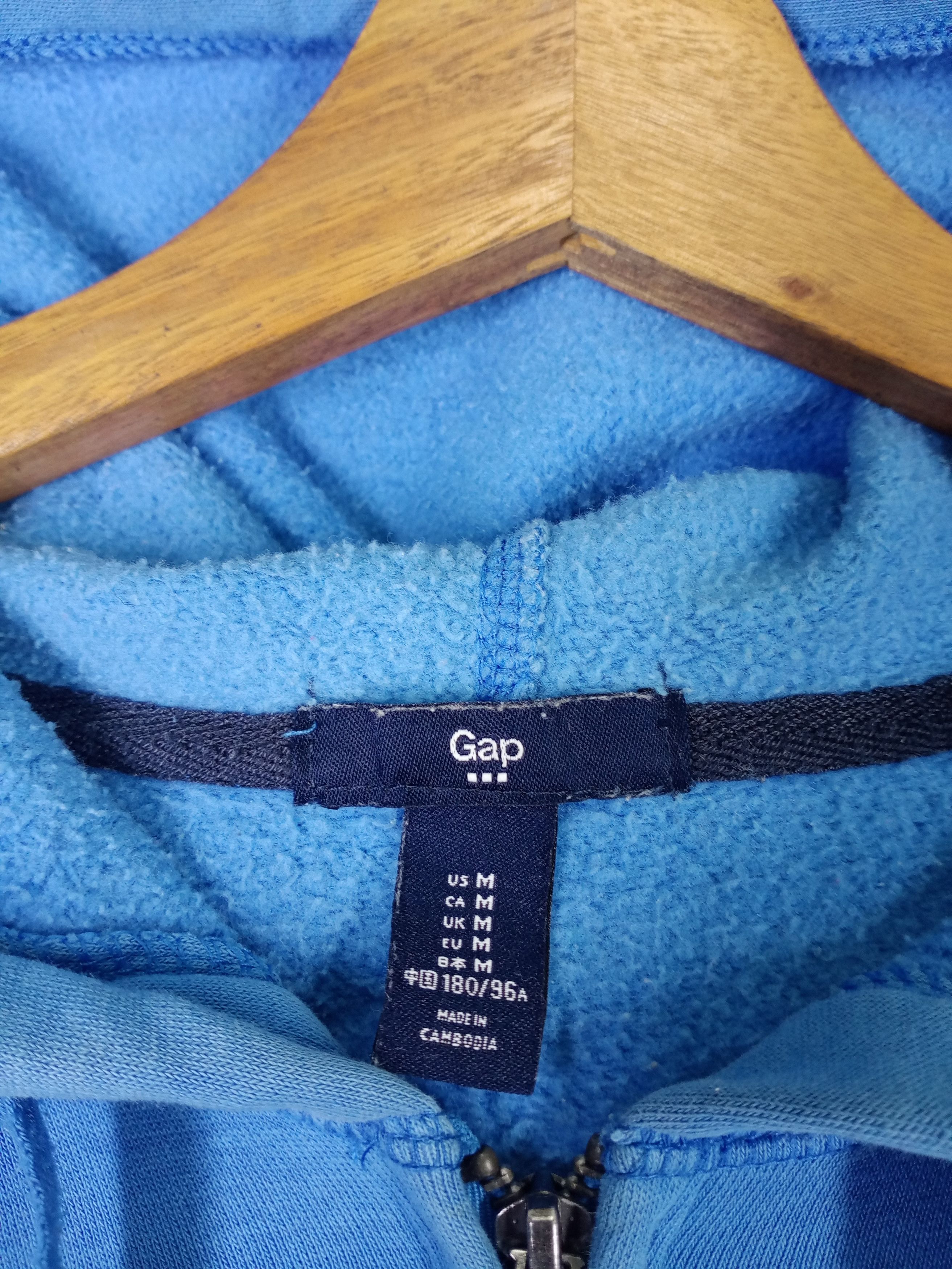 Gap Vintage Gap Zip up Hoodie Size US M / EU 48-50 / 2 - 4 Thumbnail