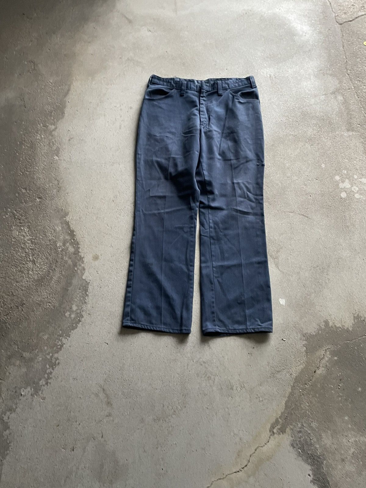 Dickies Work Pants Men's W33 polyester black type Vintage Second Hand main image 0