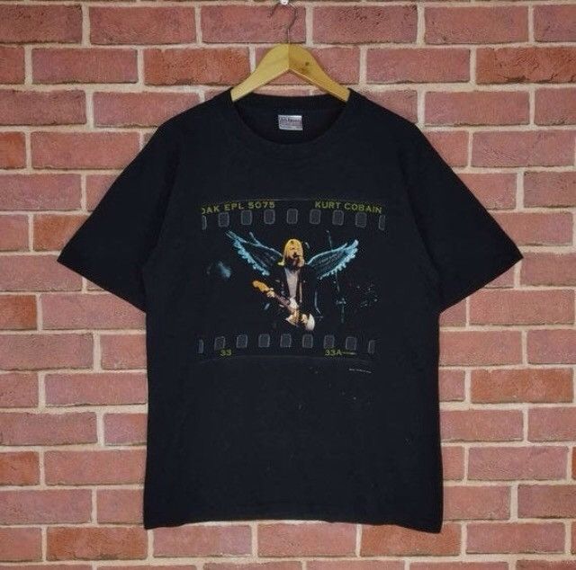Nirvana Vintage 90s Kurt Cobain Nirvana Vocals Grunge Band Music Size US M / EU 48-50 / 2 - 1 Thumbnail