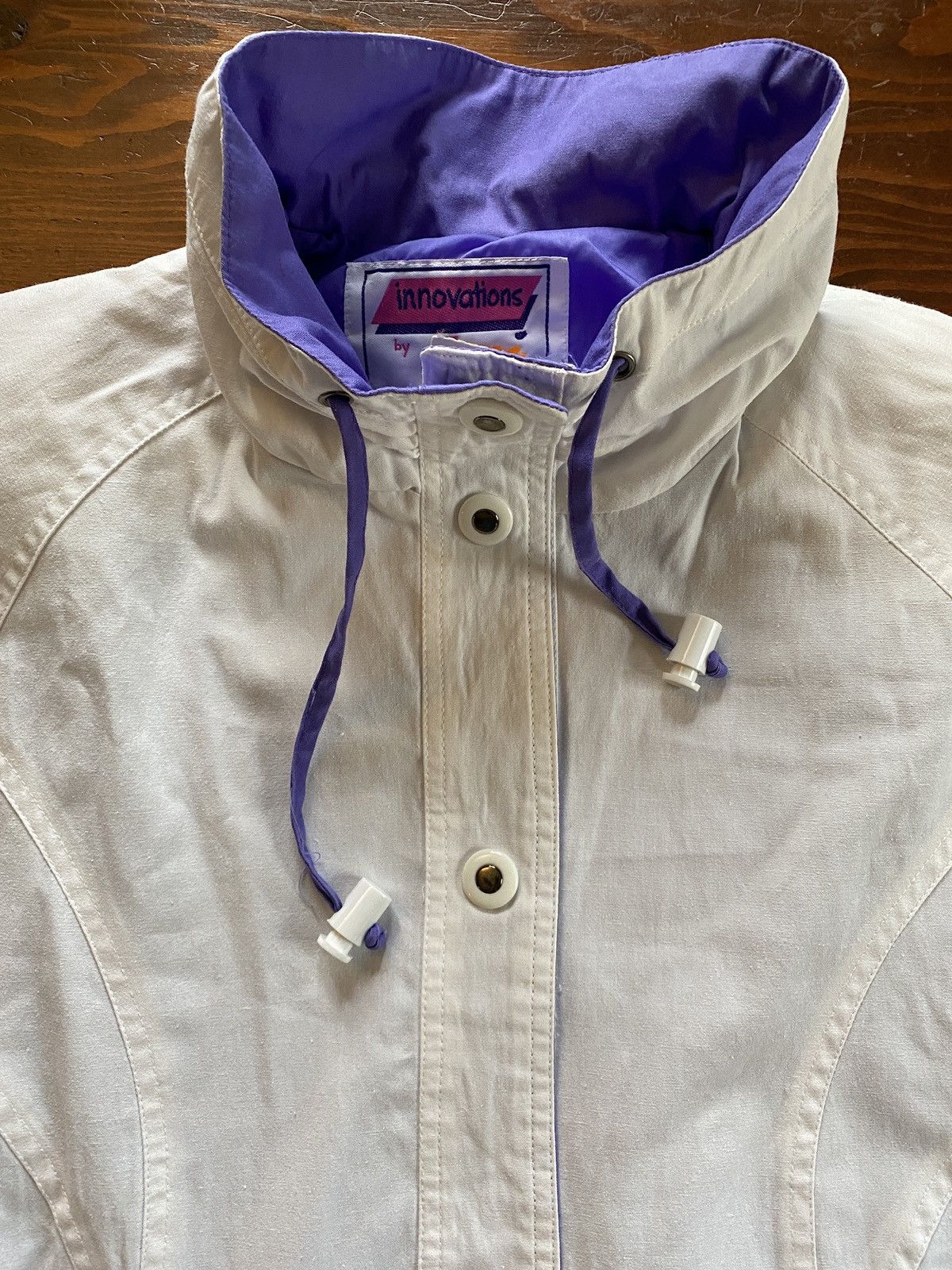 Vintage Vintage 80’s Innovations Women’s Full Button Jacket Size L / US 10 / IT 46 - 3 Thumbnail