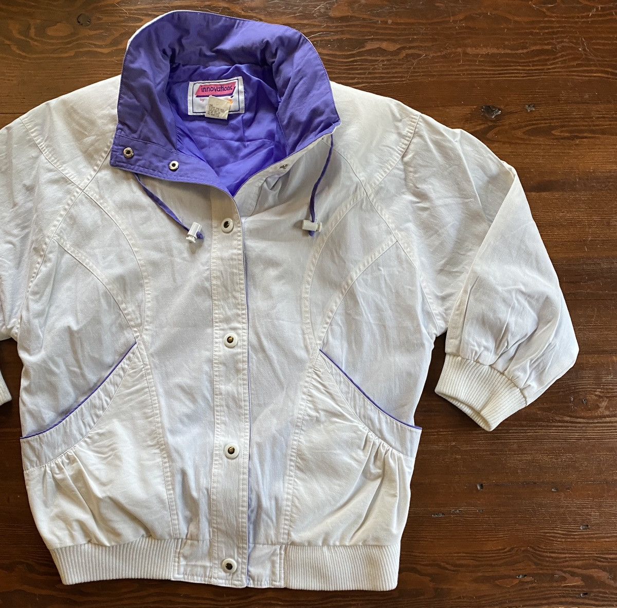 Vintage Vintage 80’s Innovations Women’s Full Button Jacket Size L / US 10 / IT 46 - 1 Thumbnail