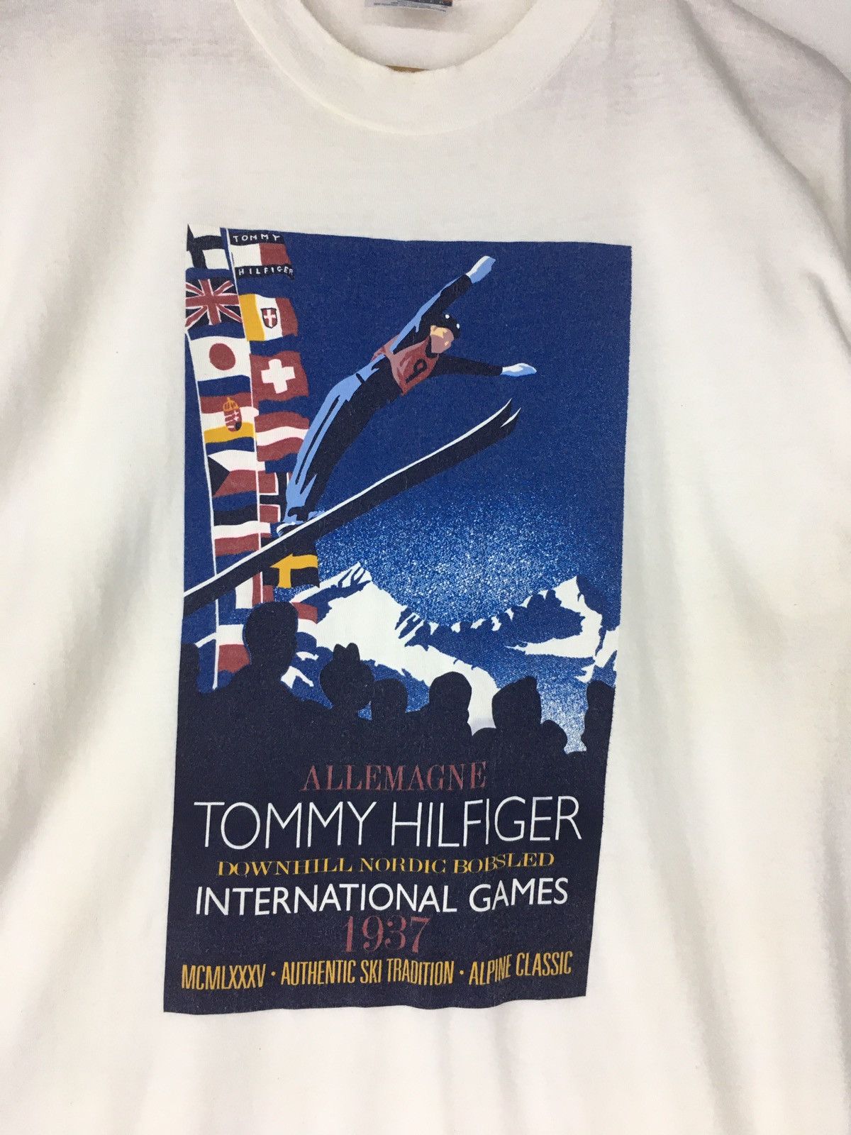Tommy Hilfiger × Vintage vintage Tommy Hilfiger Ski International Games Size US XL / EU 56 / 4 - 2 Thumbnail