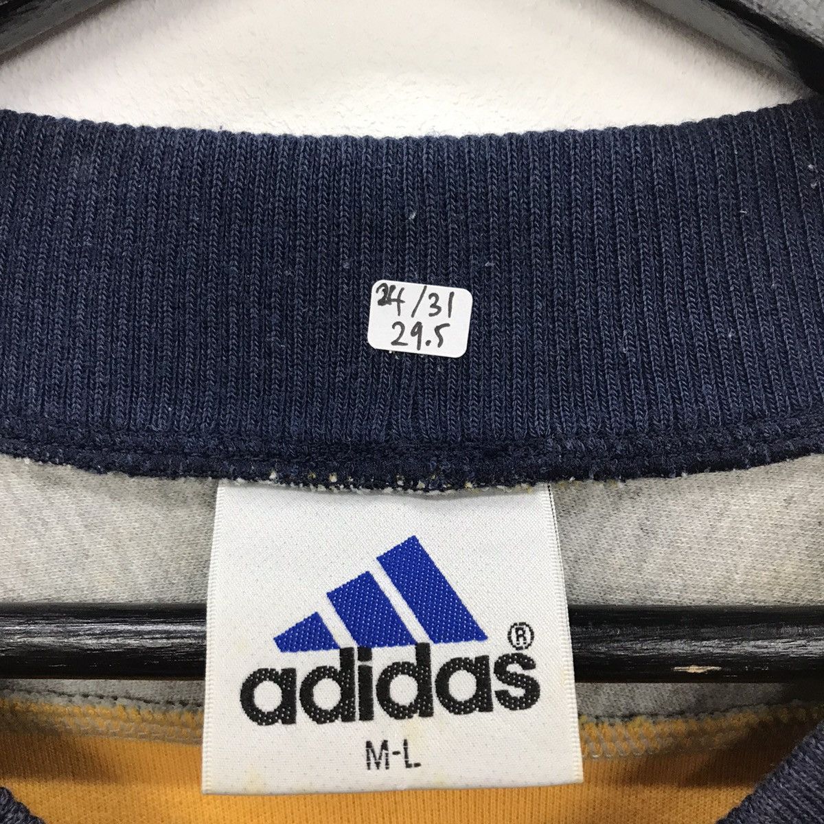 Adidas × Vintage Rare!! Vintage Adidas International Big Logo Sweatshirt Size US L / EU 52-54 / 3 - 16 Thumbnail