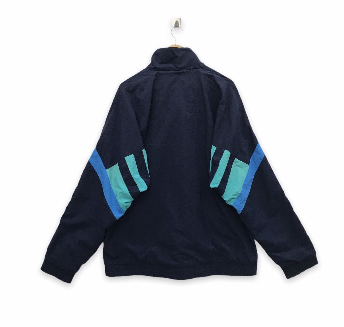 Adidas × Vintage Rare!! Vintage Adidas Small Logo Windbreaker Size US XL / EU 56 / 4 - 2 Thumbnail
