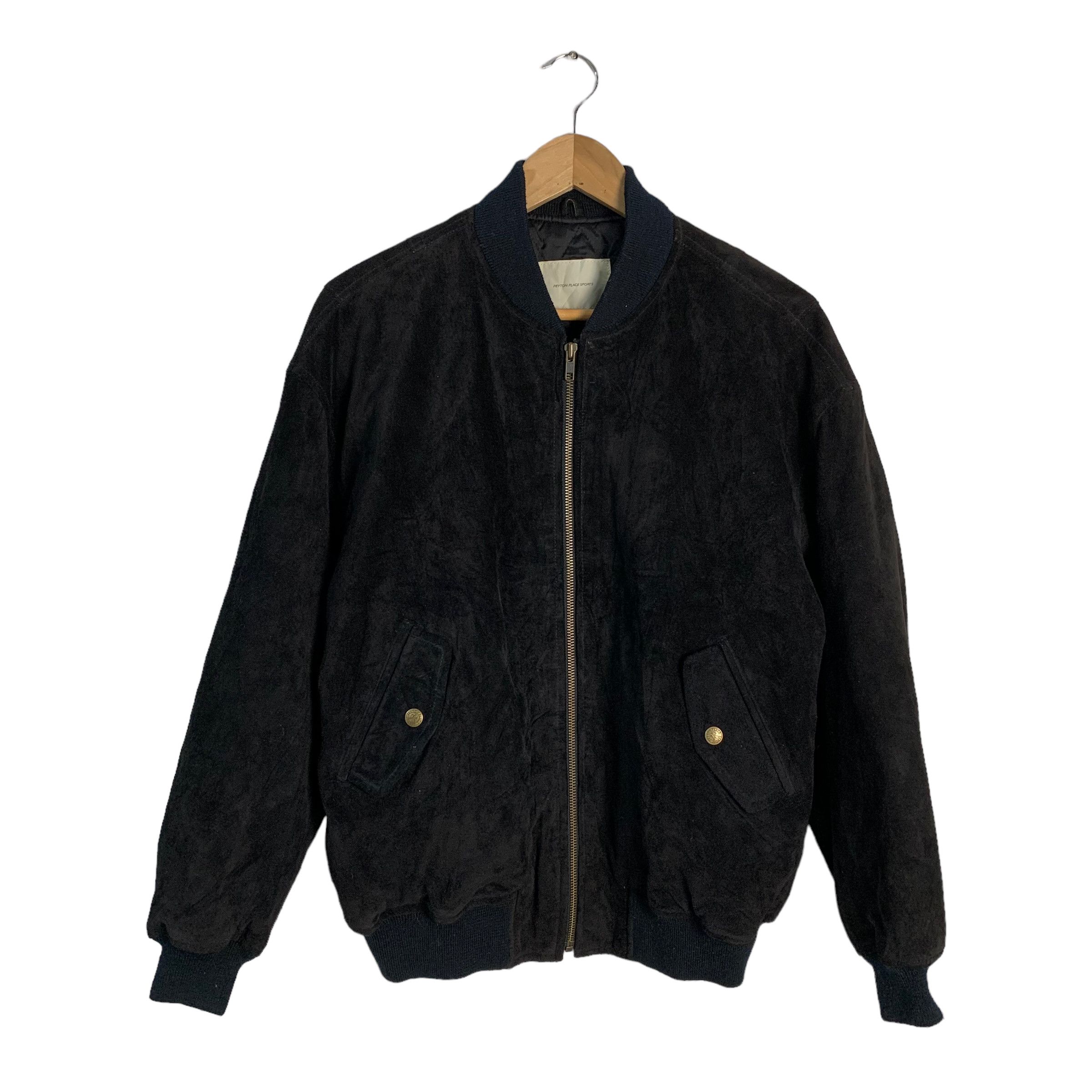 PPFM PPFM Peyton Place Sports Suede Leather Jacket Size US L / EU 52-54 / 3 - 6 Thumbnail