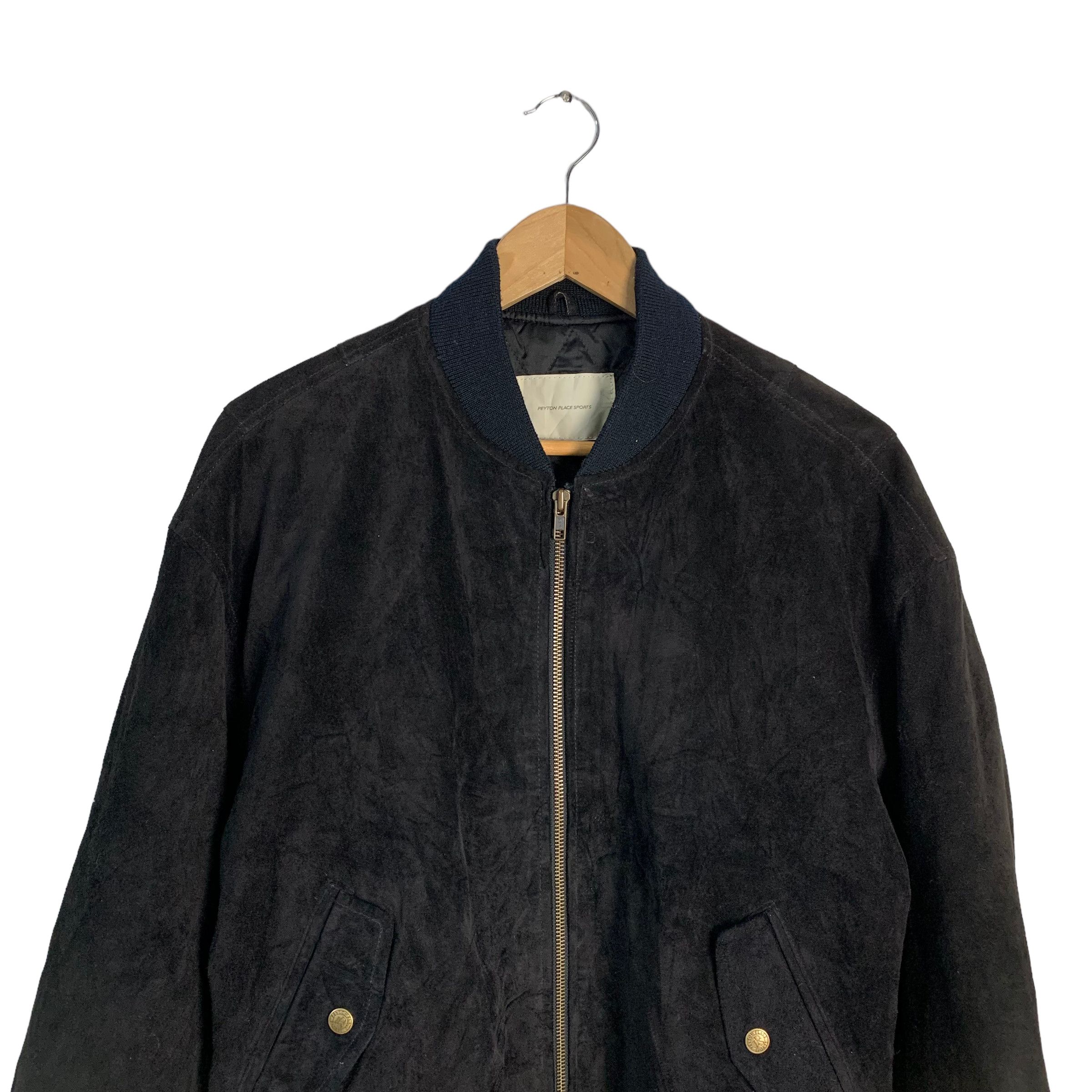 PPFM PPFM Peyton Place Sports Suede Leather Jacket Size US L / EU 52-54 / 3 - 8 Thumbnail