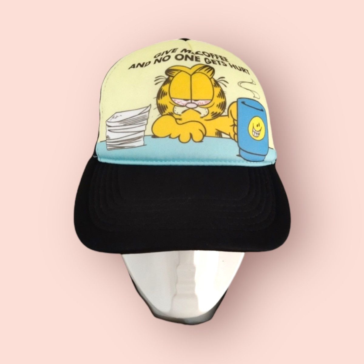 Other VINTAGE GARFIELD & ODIE TRUCKER SNAPBACK Size ONE SIZE - 4 Thumbnail