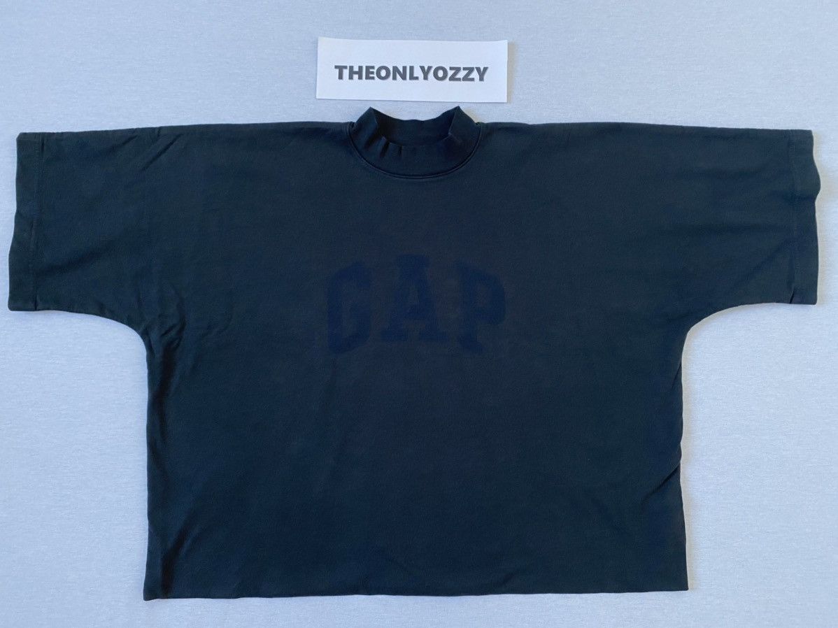 image of Yeezy Gap Balenciaga Dove Tee Oversized S/l Black, Men's (Size Medium)