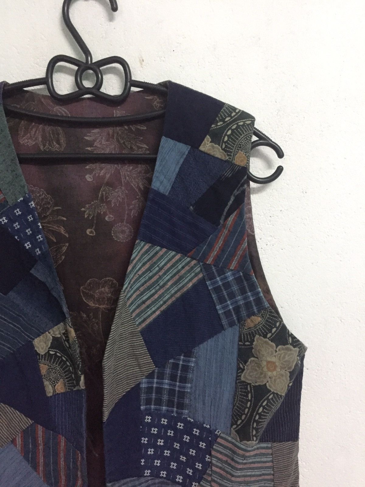 Japanese Brand Patchwork Design Vest Like Kapital Visvim Size US S / EU 44-46 / 1 - 3 Thumbnail