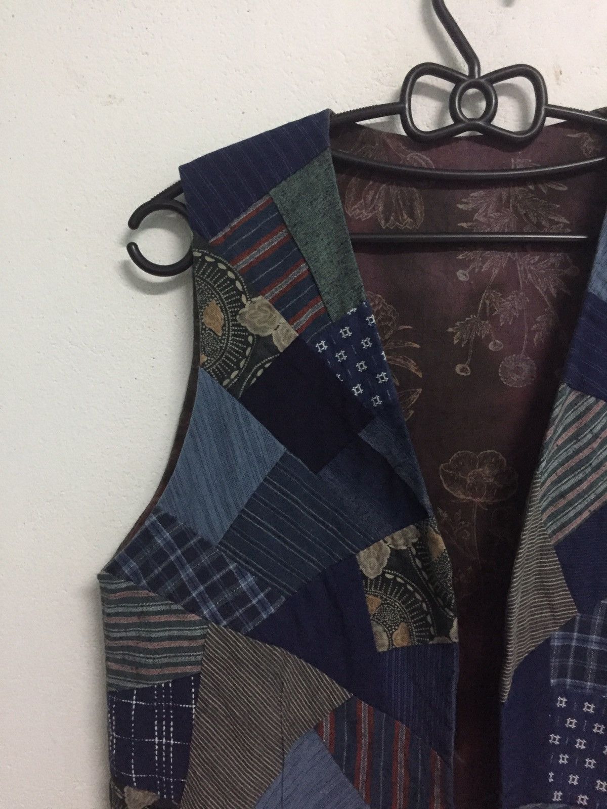 Japanese Brand Patchwork Design Vest Like Kapital Visvim Size US S / EU 44-46 / 1 - 4 Thumbnail
