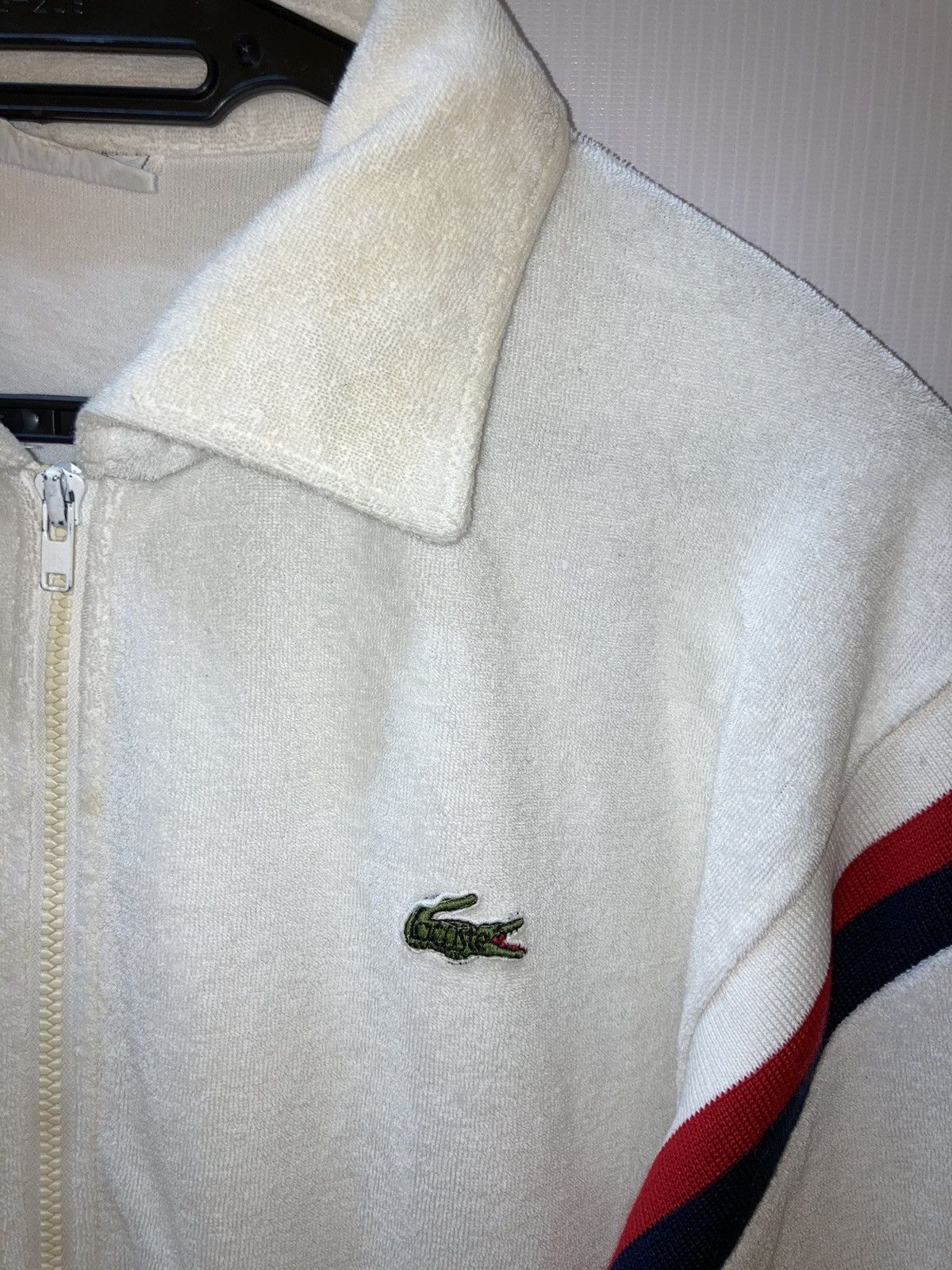Japanese Brand × Lacoste VINTAGE LACOSTE ZIPPER SWEATER Size US L / EU 52-54 / 3 - 3 Thumbnail