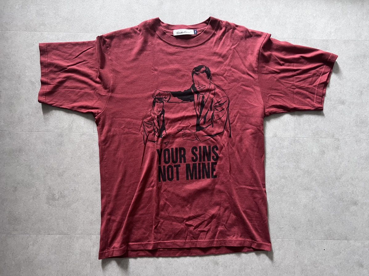 image of Undercover Uc Tee in Wine, Men's (Size Medium)