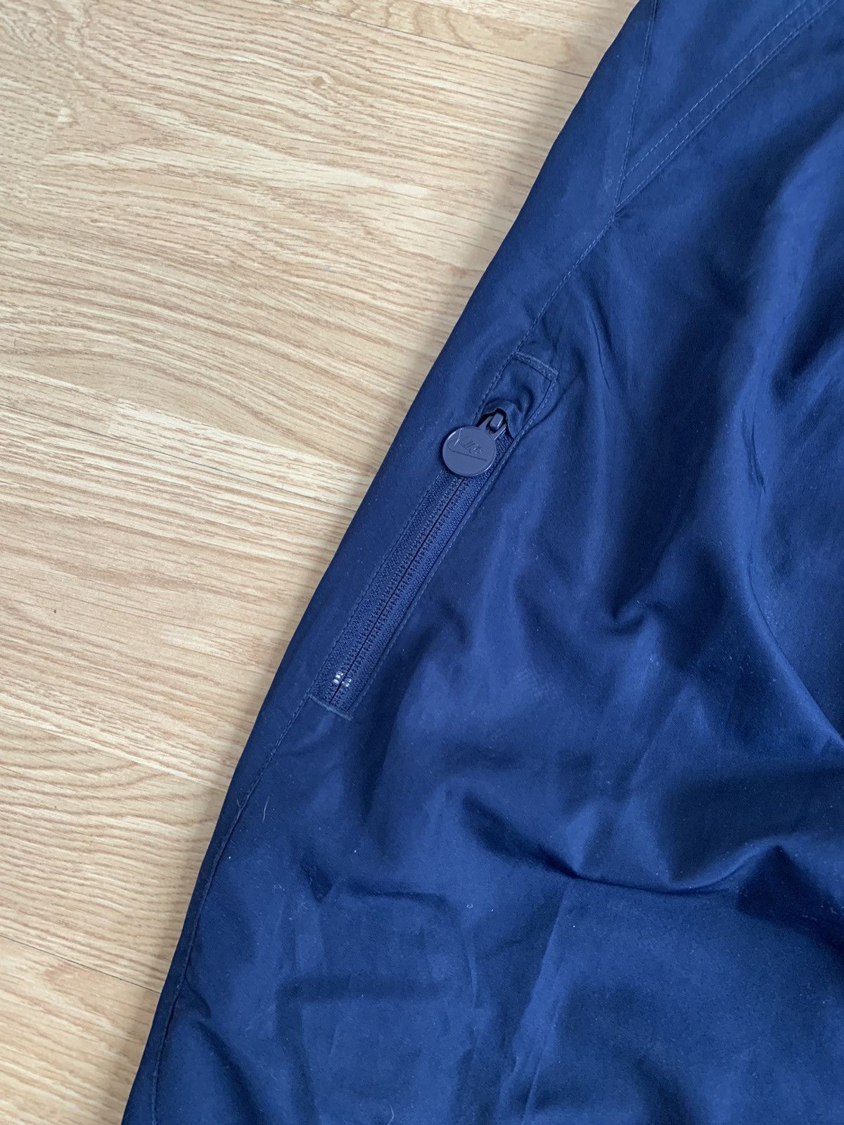 Nike × Vintage Vintage y2k Nike Navy Track Pants Swoosh Drill Air Size US 30 / EU 46 - 6 Thumbnail