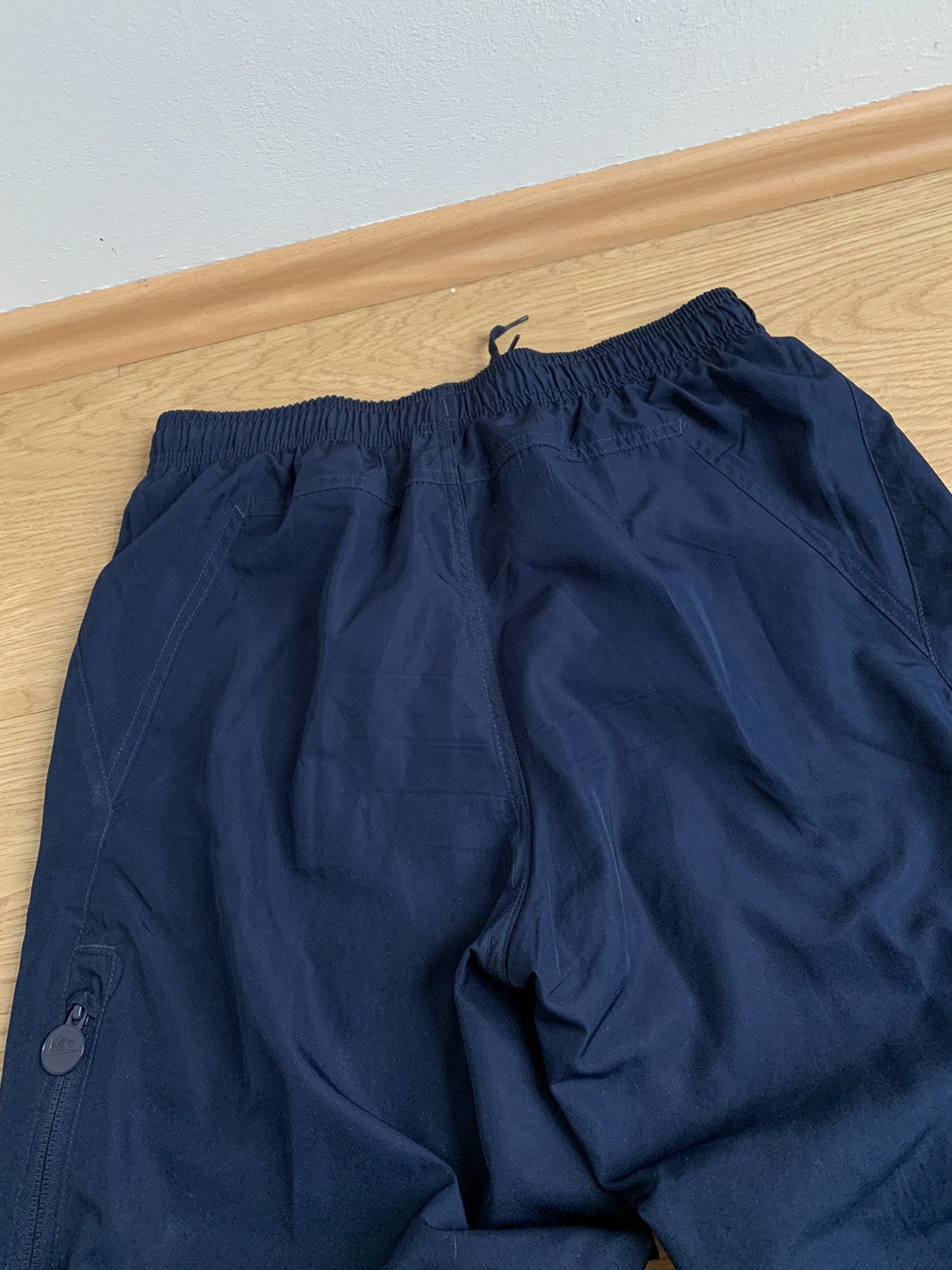Nike × Vintage Vintage y2k Nike Navy Track Pants Swoosh Drill Air Size US 30 / EU 46 - 7 Thumbnail