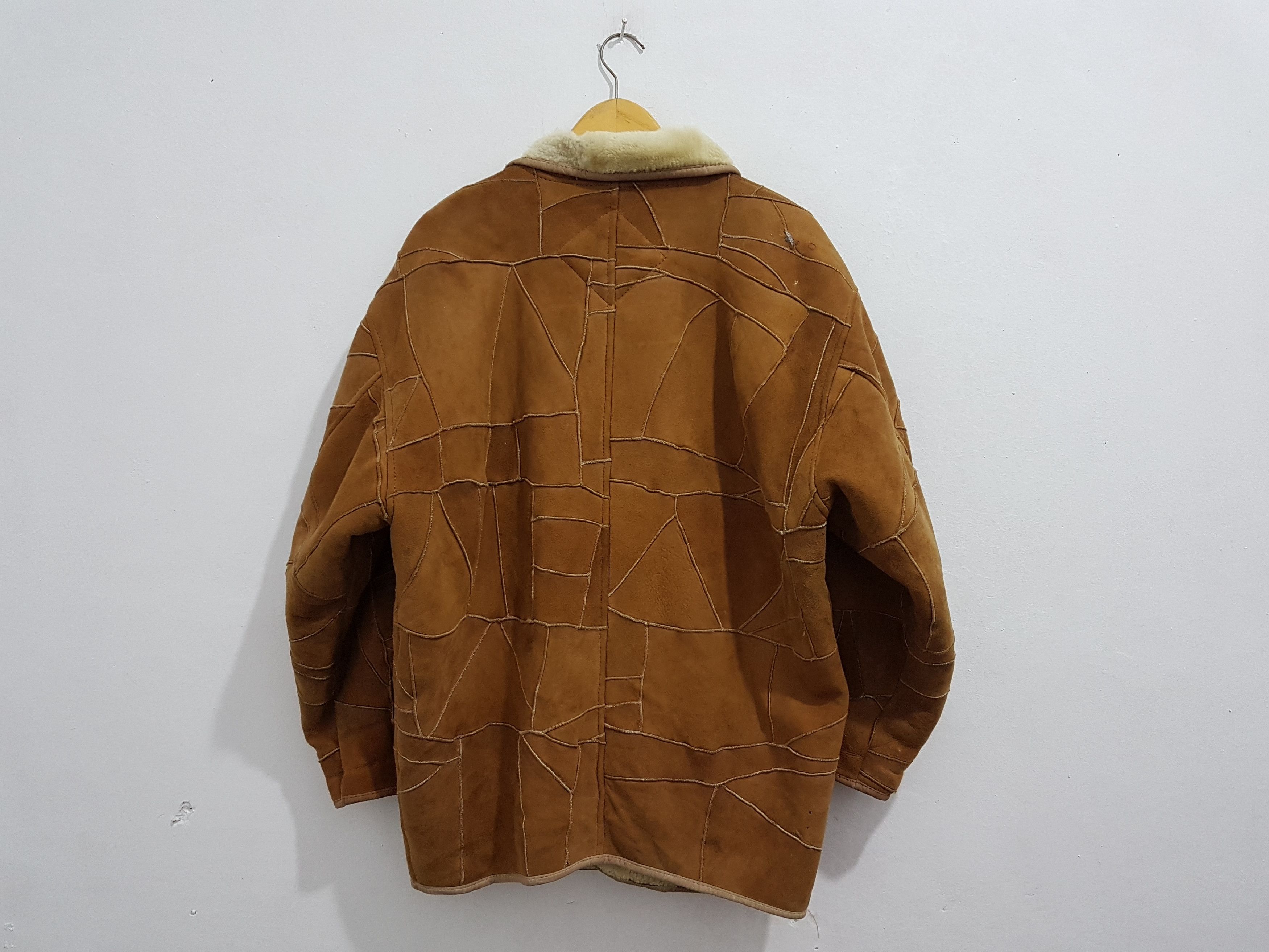 Issey Miyake Vintage issey miyake Leather sherpa jacket Size US M / EU 48-50 / 2 - 10 Thumbnail
