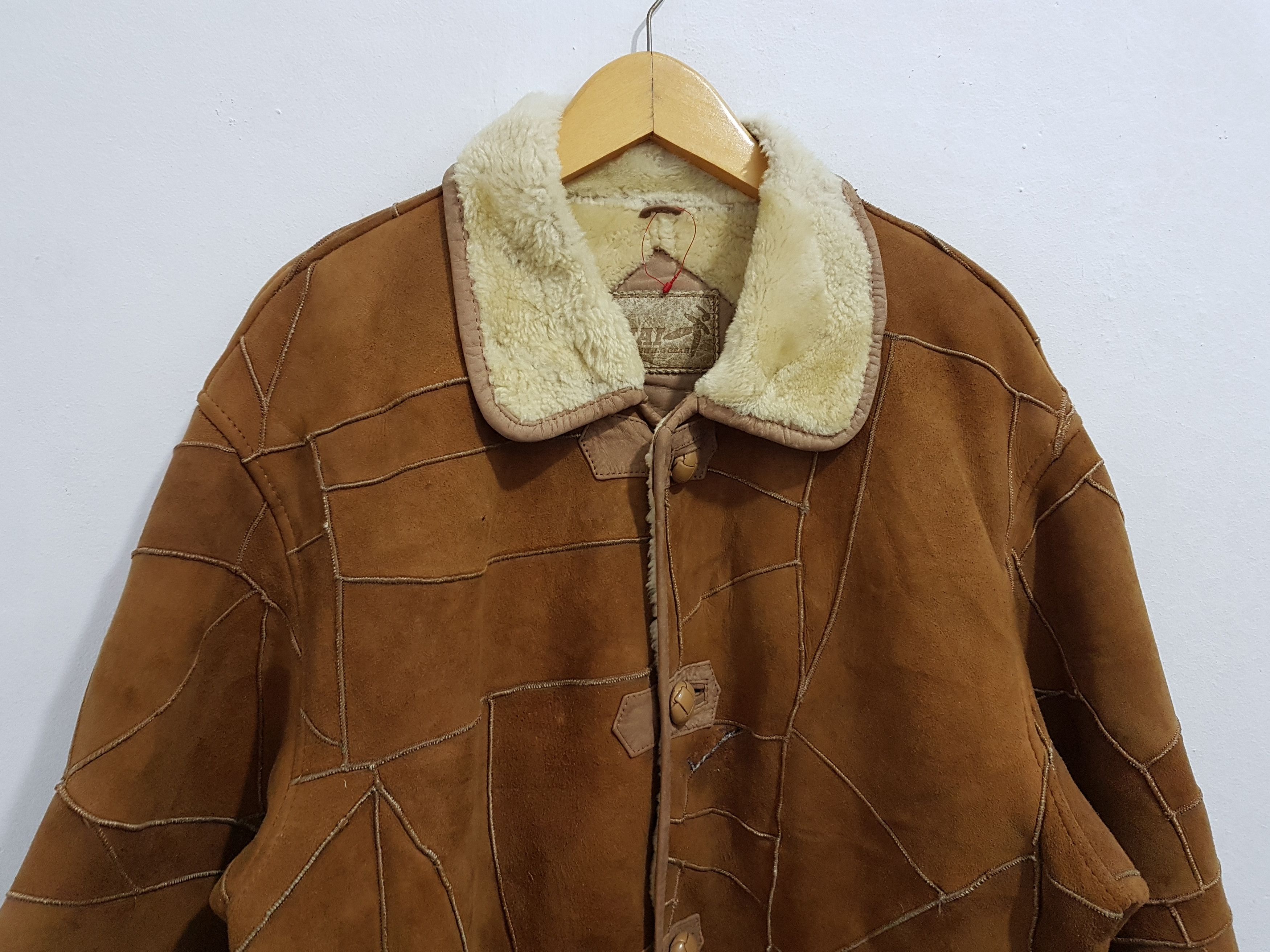 Issey Miyake Vintage issey miyake Leather sherpa jacket Size US M / EU 48-50 / 2 - 4 Thumbnail