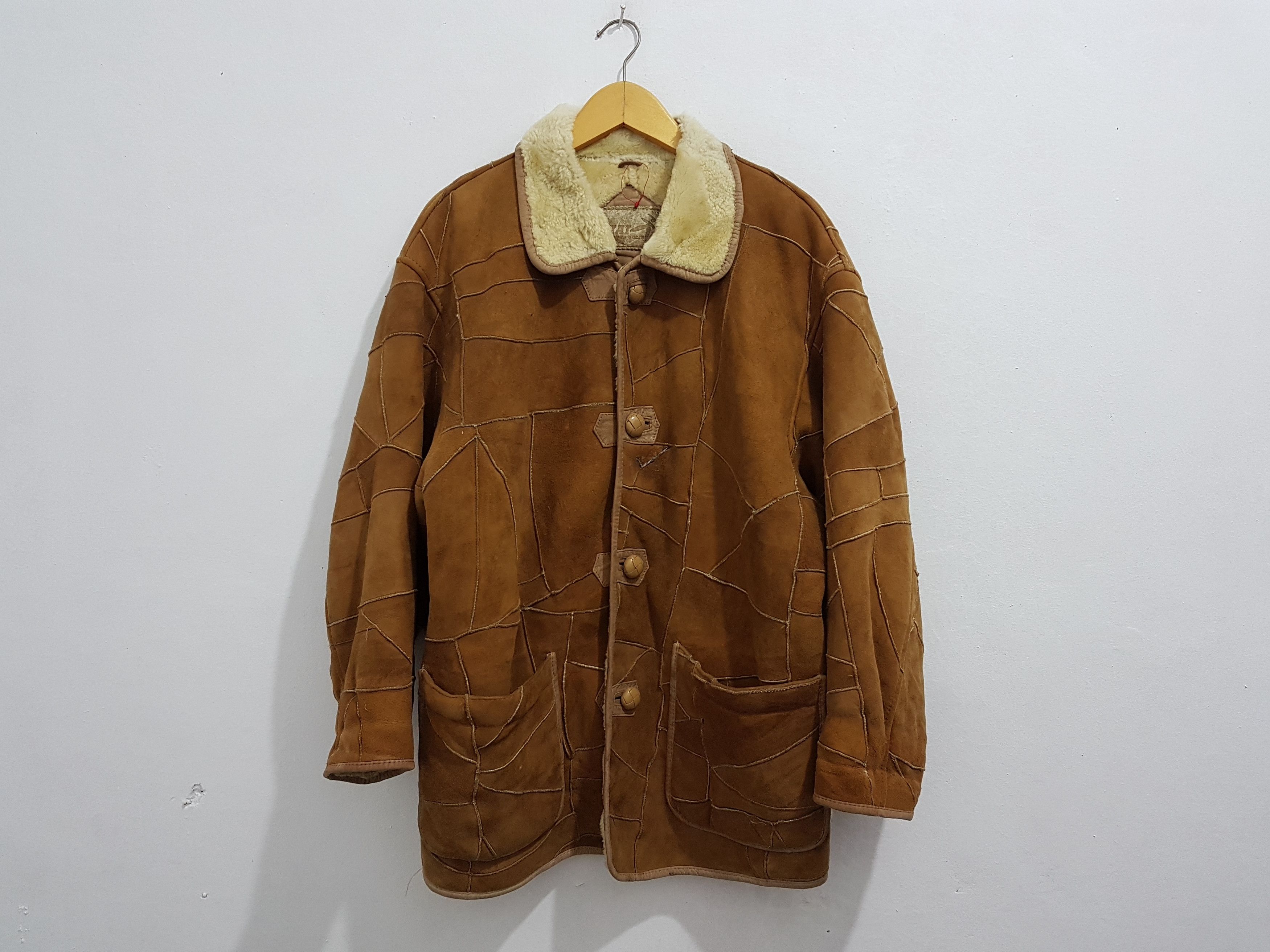 Issey Miyake Vintage issey miyake Leather sherpa jacket Size US M / EU 48-50 / 2 - 1 Thumbnail