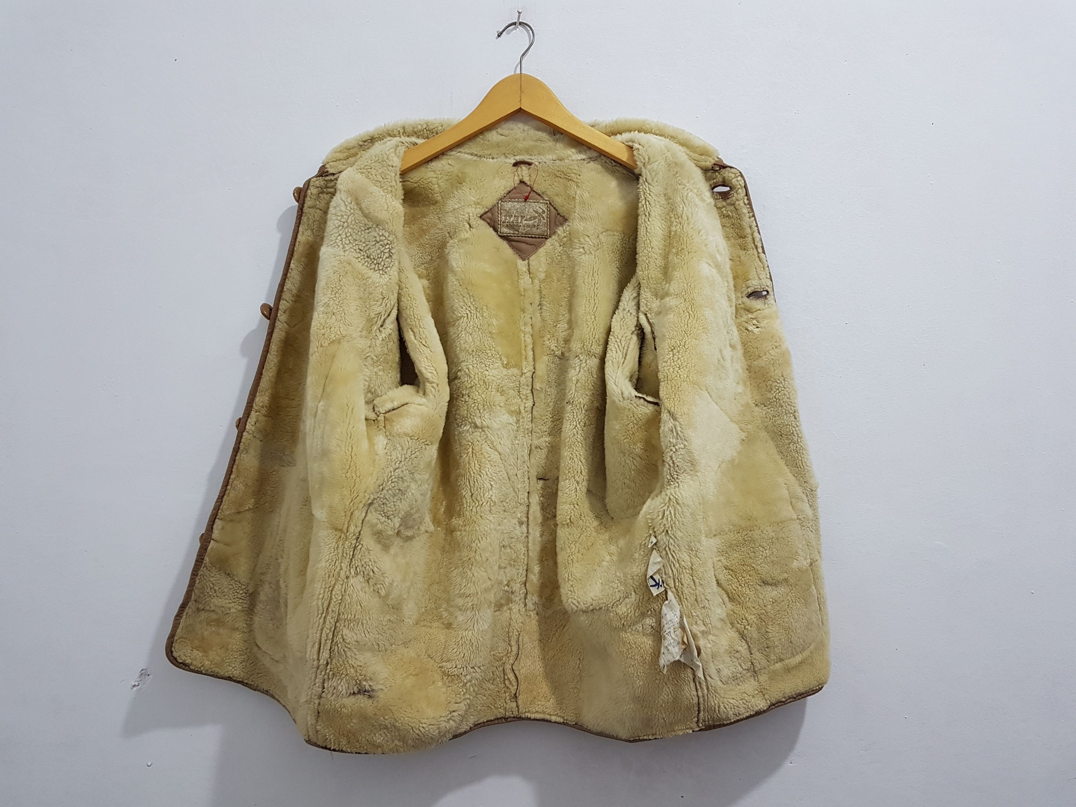 Issey Miyake Vintage issey miyake Leather sherpa jacket Size US M / EU 48-50 / 2 - 8 Thumbnail