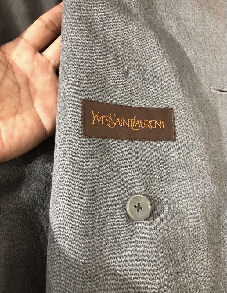 Yves Saint Laurent LUXURY VINTAGE YSL TRENCH COAT DOUBLE BREAST Size US M / EU 48-50 / 2 - 7 Thumbnail