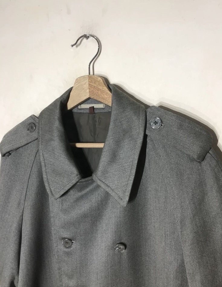 Yves Saint Laurent LUXURY VINTAGE YSL TRENCH COAT DOUBLE BREAST Size US M / EU 48-50 / 2 - 5 Thumbnail