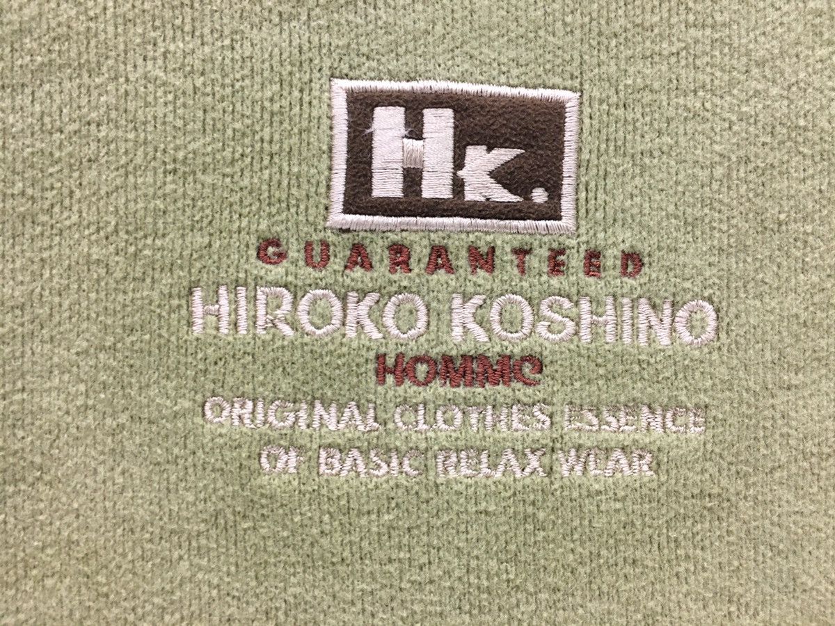 Hiroko Koshino Homme × Japanese Brand Vintage Hiroko Koshino Homme Big Logo Sweatshirt Size US M / EU 48-50 / 2 - 3 Thumbnail