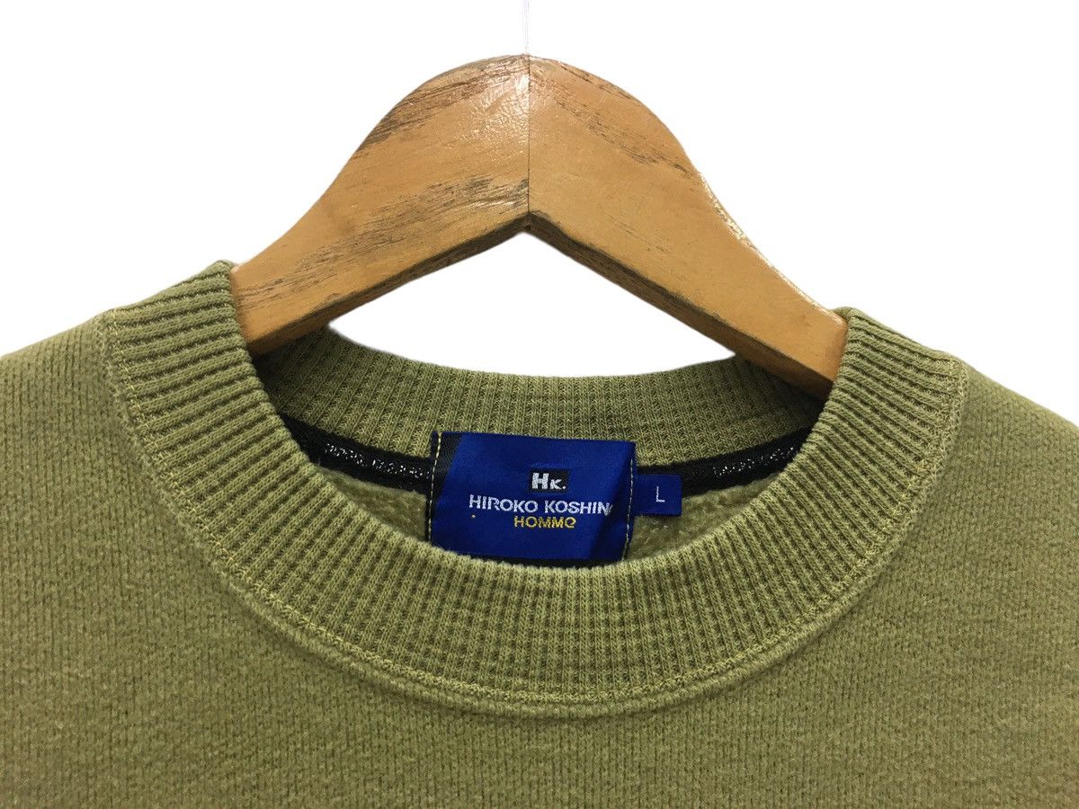 Hiroko Koshino Homme × Japanese Brand Vintage Hiroko Koshino Homme Big Logo Sweatshirt Size US M / EU 48-50 / 2 - 6 Thumbnail