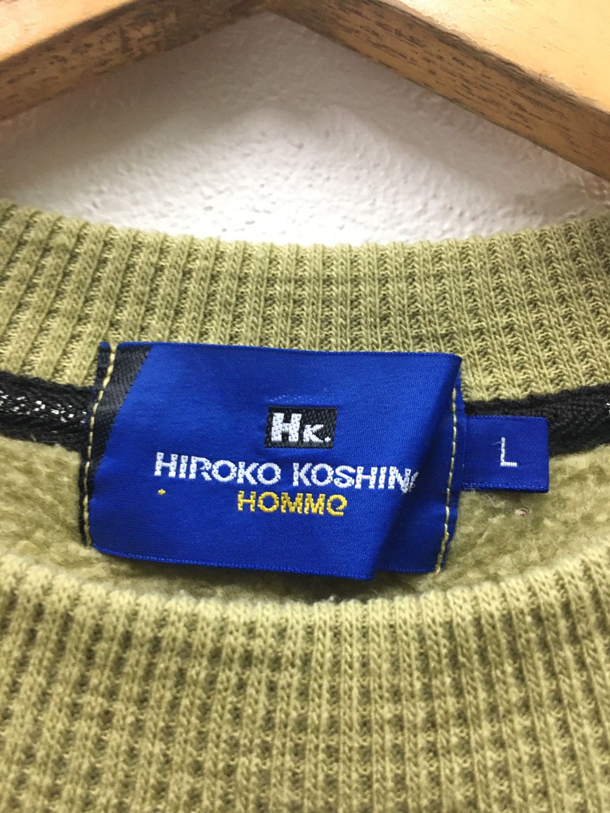 Hiroko Koshino Homme × Japanese Brand Vintage Hiroko Koshino Homme Big Logo Sweatshirt Size US M / EU 48-50 / 2 - 7 Thumbnail