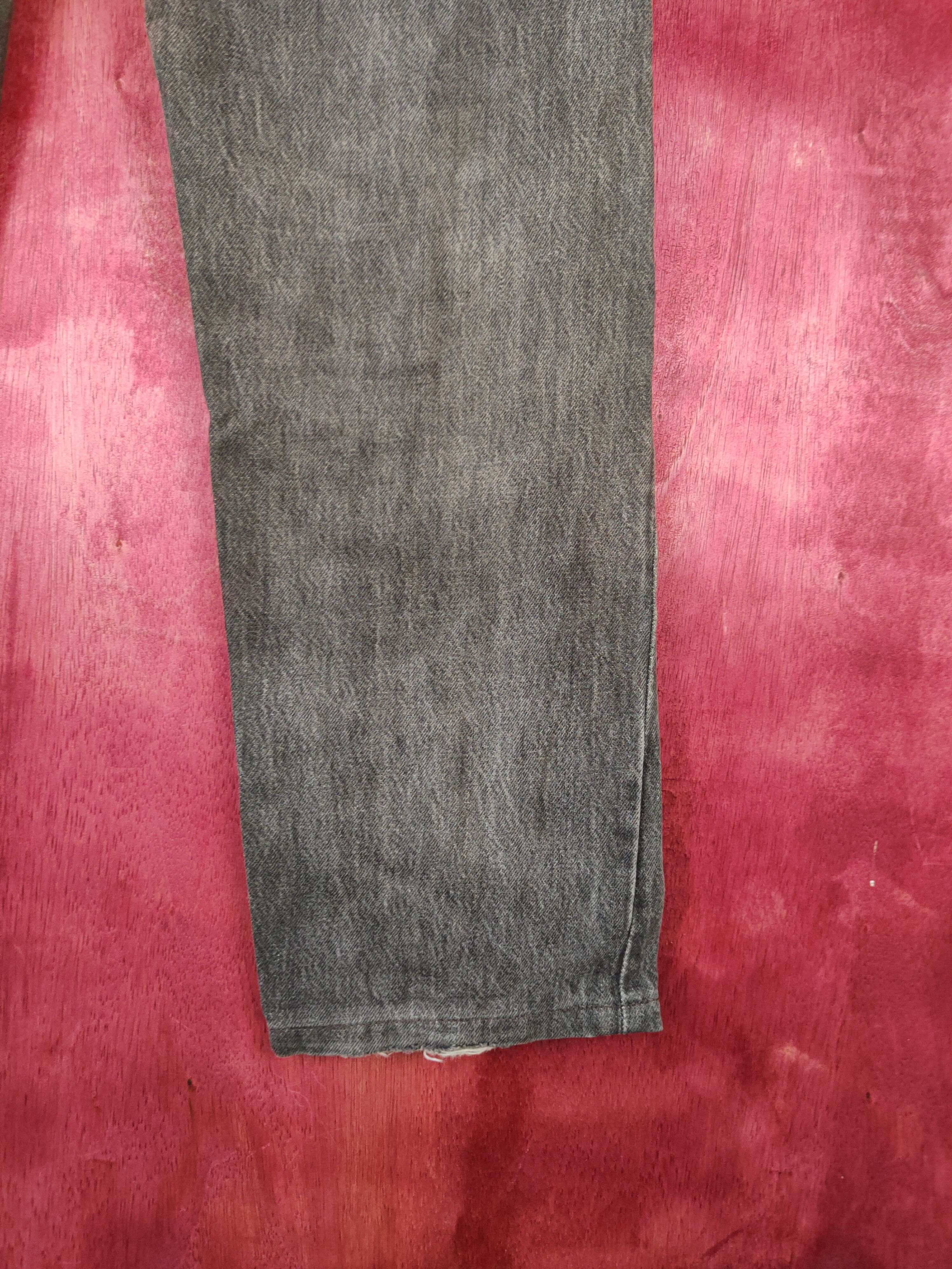 Levi's Levi's Black Faded Ripped Distressed Denim Pants #S587 Size US 30 / EU 46 - 13 Thumbnail