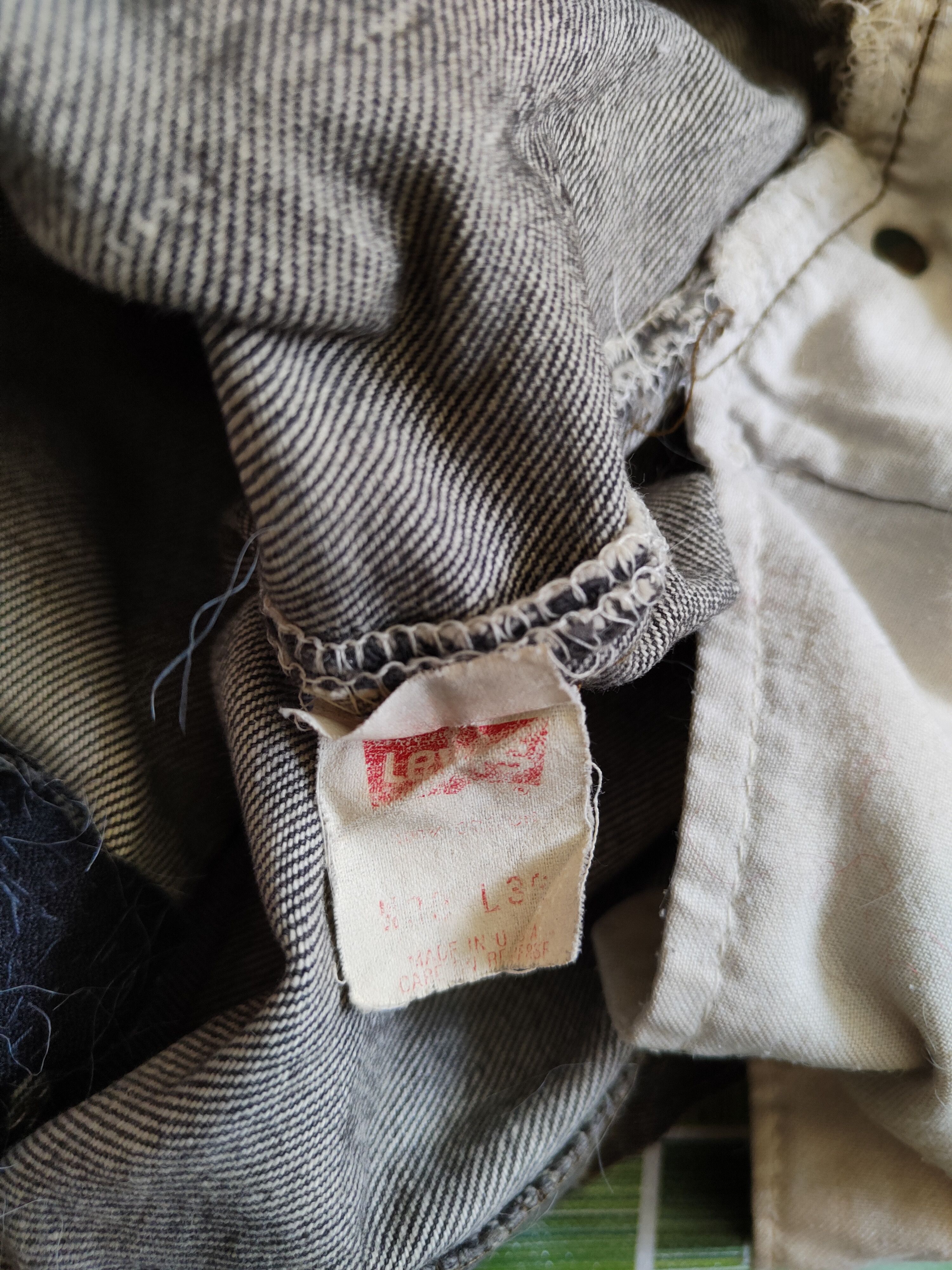 Levi's Levi's Black Faded Ripped Distressed Denim Pants #S587 Size US 30 / EU 46 - 15 Thumbnail