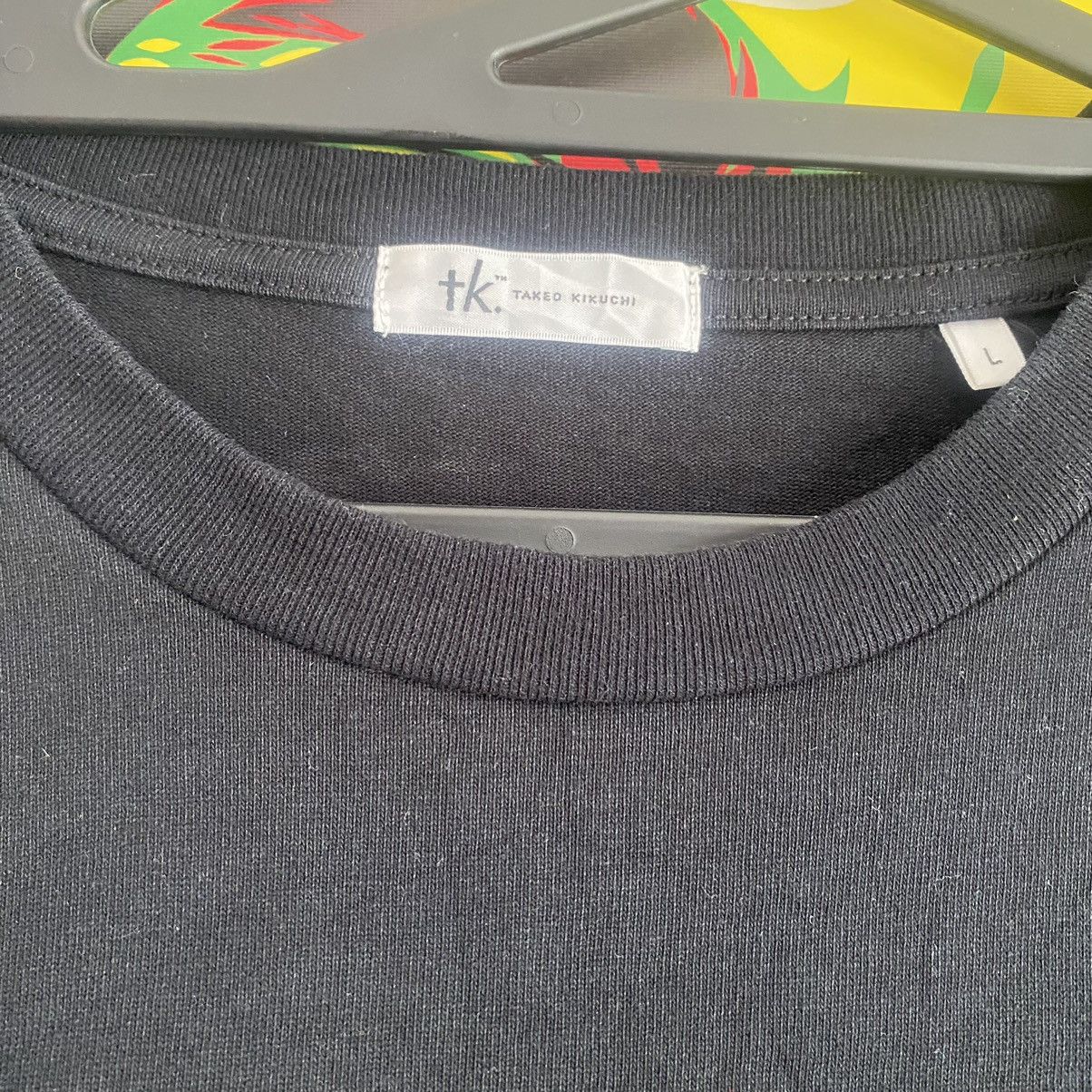 Vintage Vintage Takeo Kikuchi Embroidery Girl Pic Black Tee Size US L / EU 52-54 / 3 - 4 Thumbnail