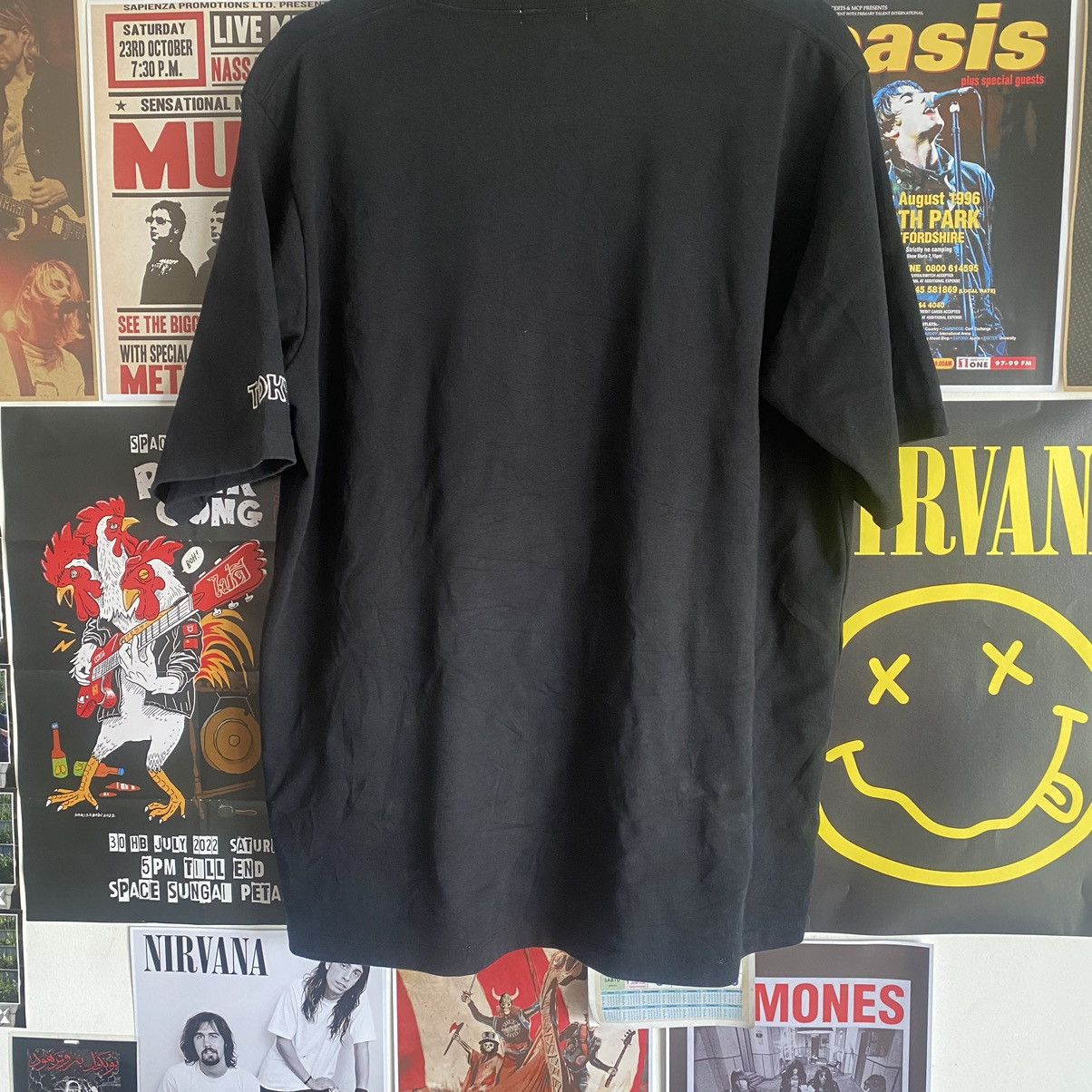 Vintage Vintage Takeo Kikuchi Embroidery Girl Pic Black Tee Size US L / EU 52-54 / 3 - 6 Thumbnail