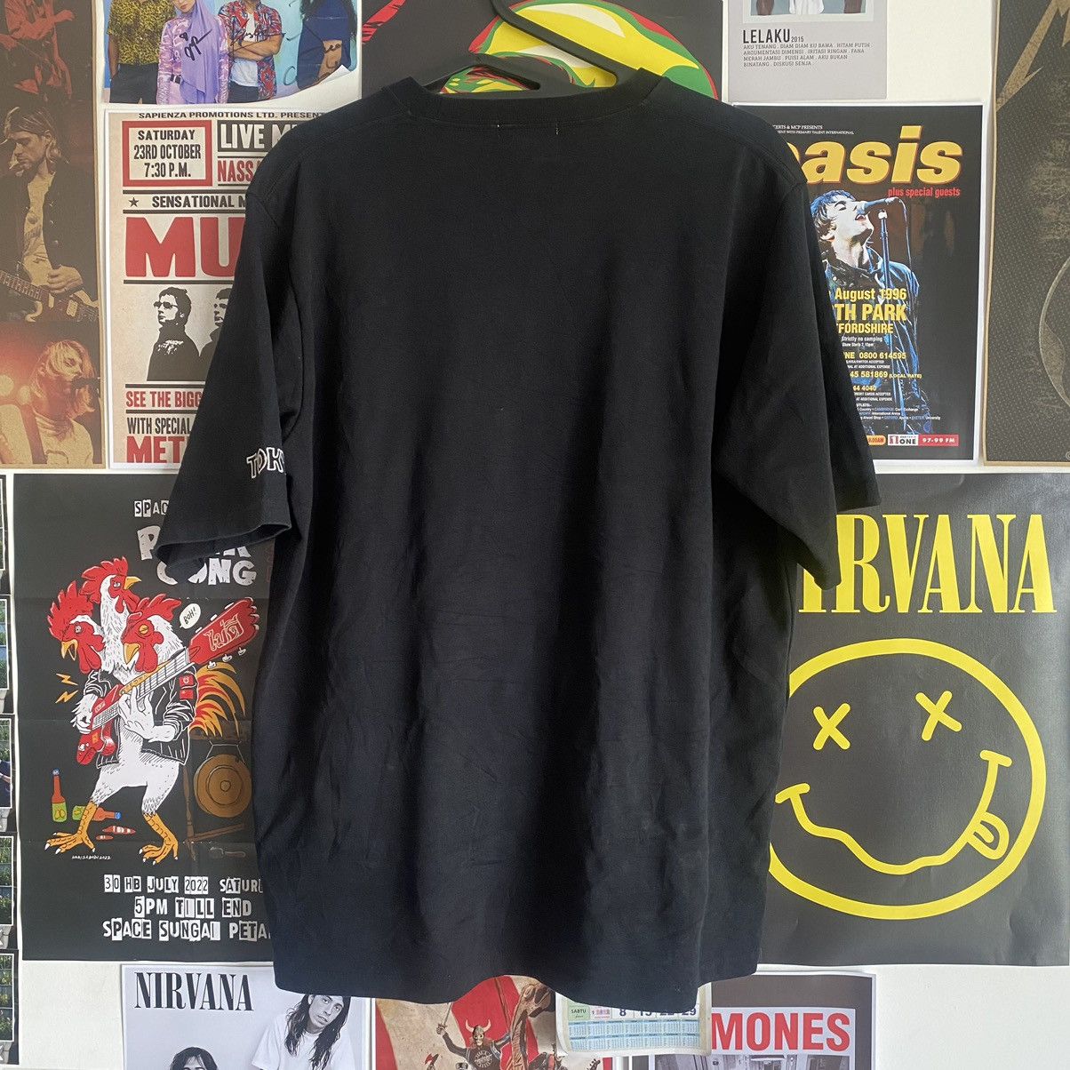 Vintage Vintage Takeo Kikuchi Embroidery Girl Pic Black Tee Size US L / EU 52-54 / 3 - 7 Thumbnail