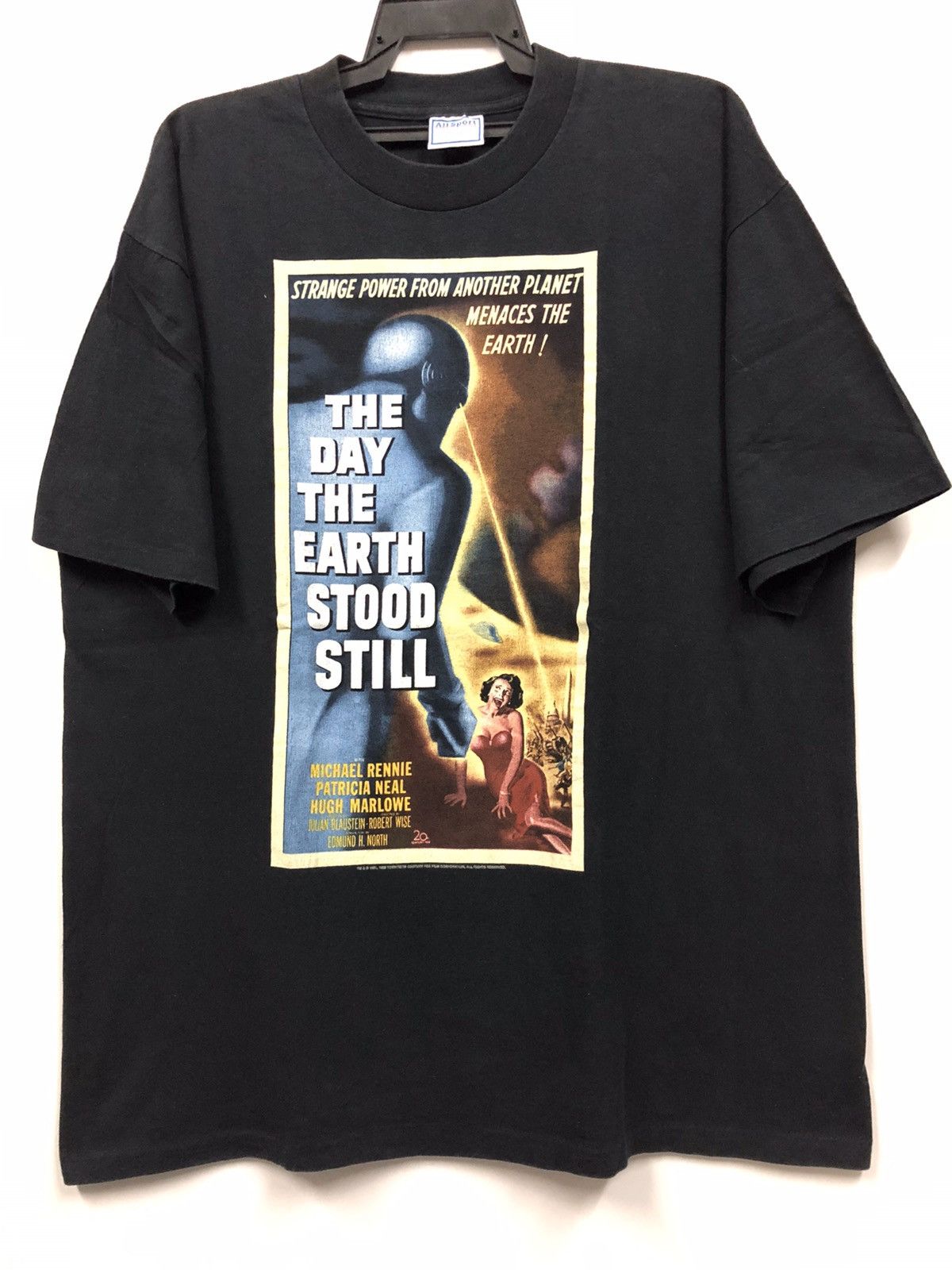 Vintage Rare 90s Vintage Movie The Day The Earth Stood Still Tee Size US XL / EU 56 / 4 - 1 Thumbnail