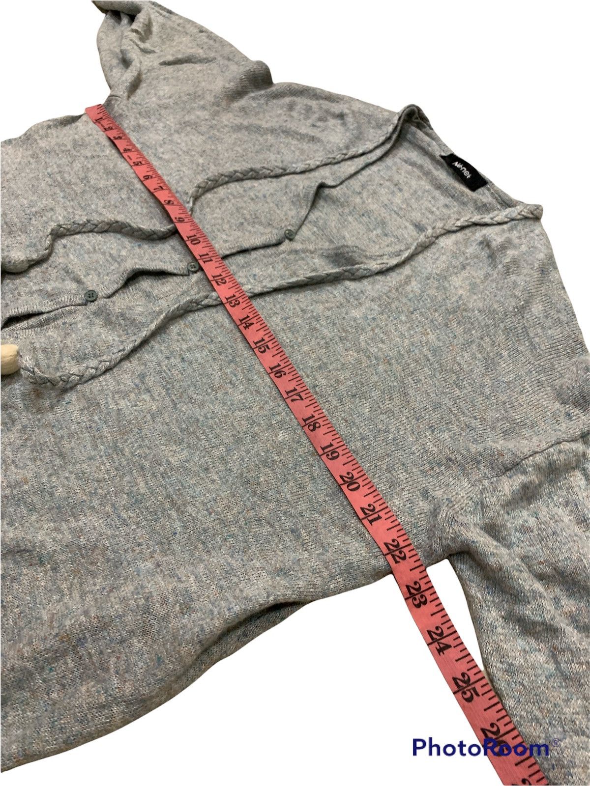 Issey Miyake NE-NET BY ISSEY MIYAKE CROPPED CARDIGAN BRAIDED LACE 3G0009 Size US M / EU 48-50 / 2 - 5 Thumbnail
