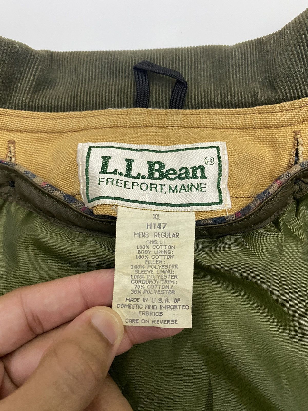 L.L. Bean 🔥VINTAGE L.L BEAN DETROIT DUCK CANVAS CHORE JACKET Size US XXL / EU 58 / 5 - 7 Thumbnail