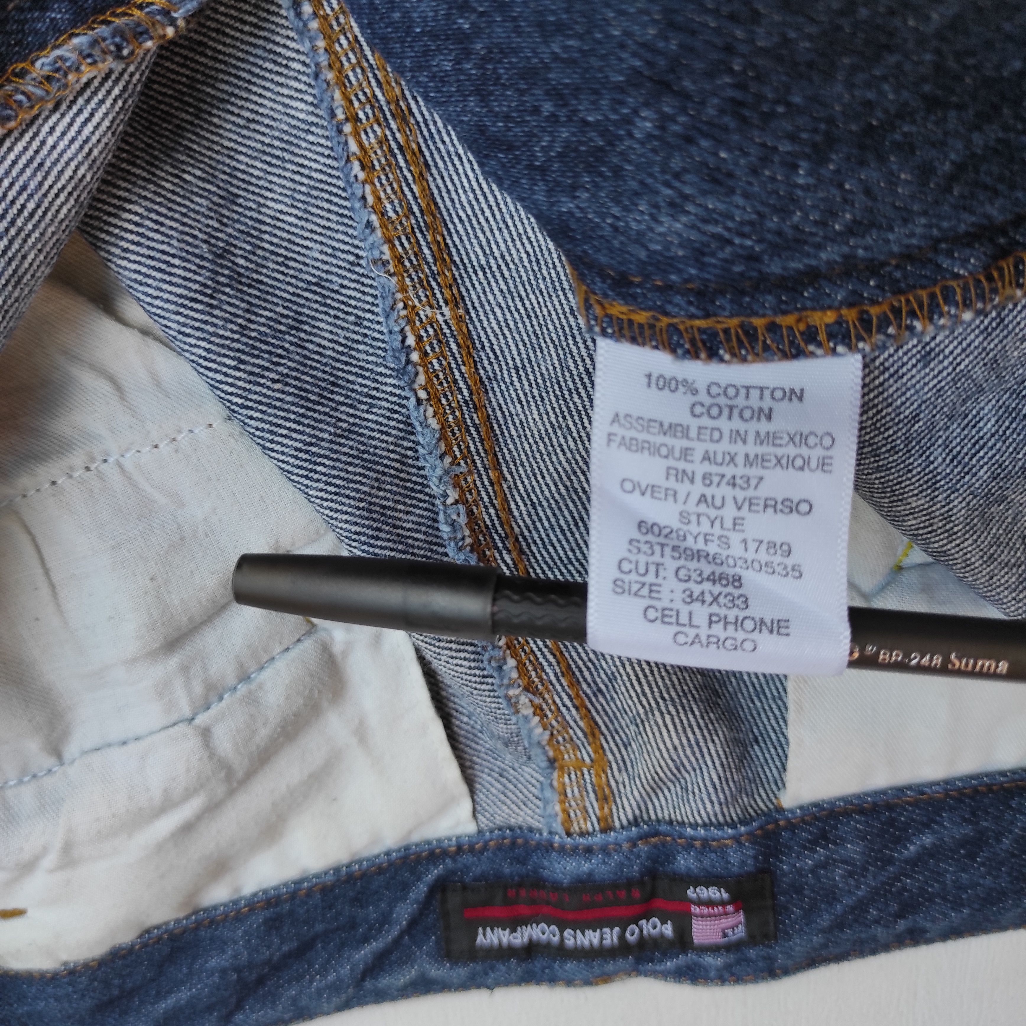 Polo Ralph Lauren Polo Jeans Company Ralph Lauren 67 Cell Phone Cargo Size US 34 / EU 50 - 9 Thumbnail