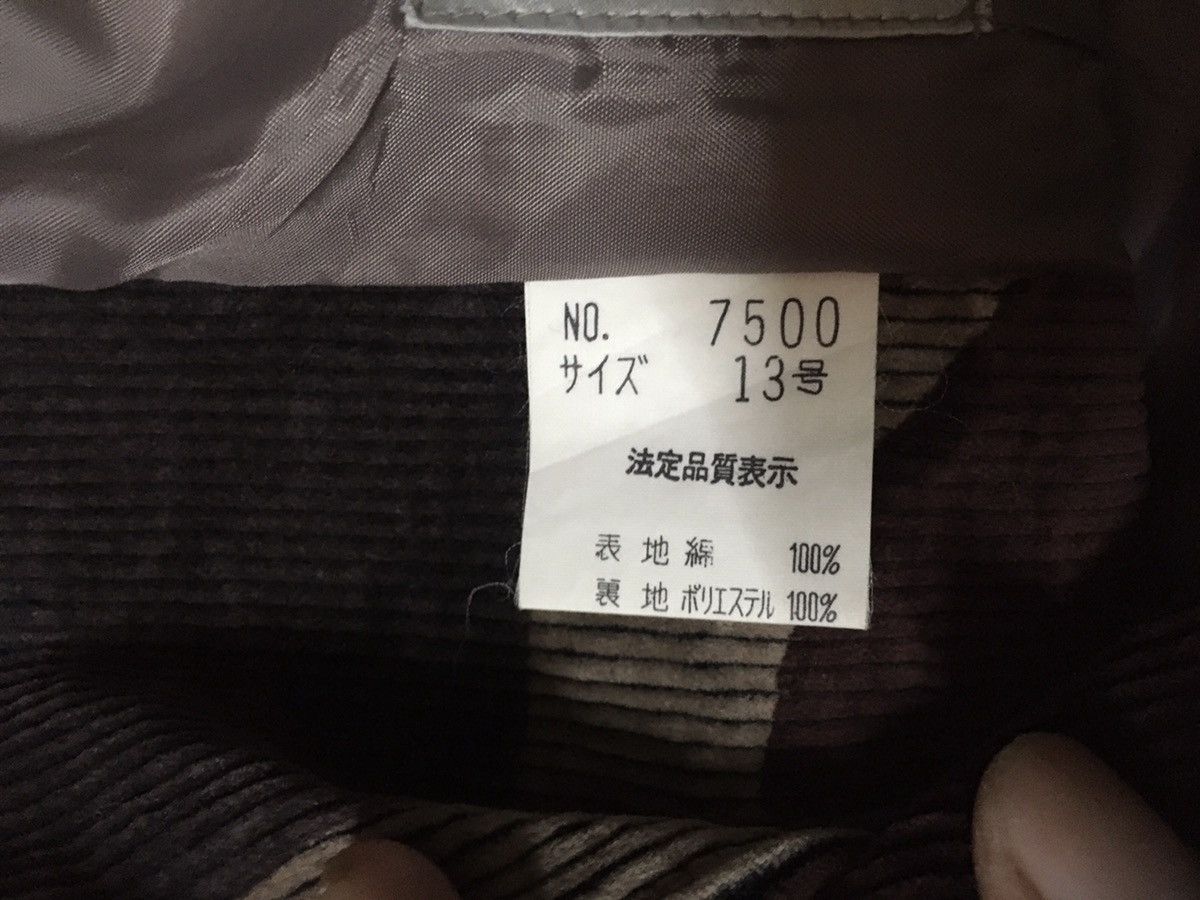Japanese Brand Japanese Brand Abstract Motive Corduroy Blazer Size 36R - 7 Thumbnail