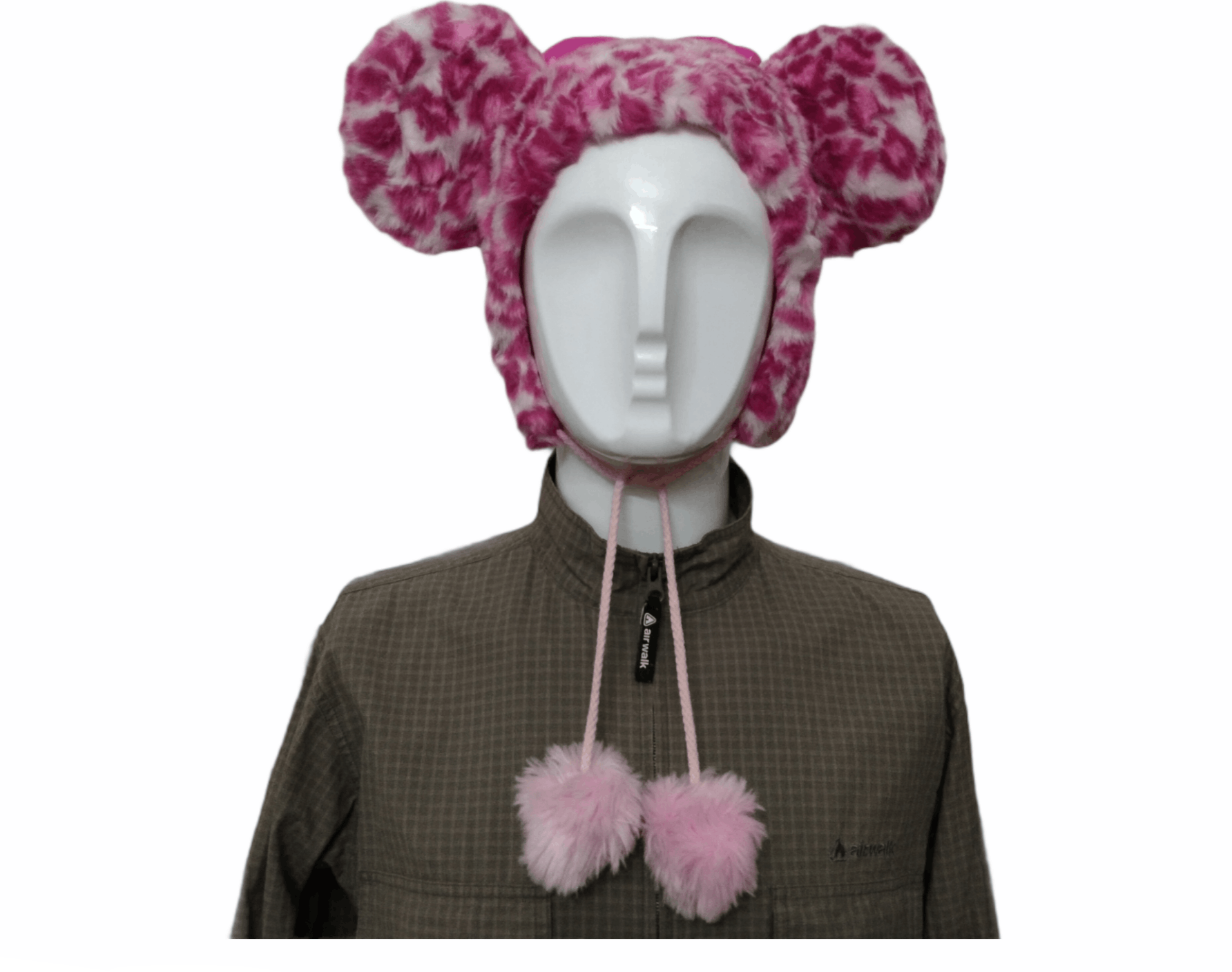 Pre-owned Disney X Mickey Mouse Disney Character Minnie Ears Hat In Pink/white