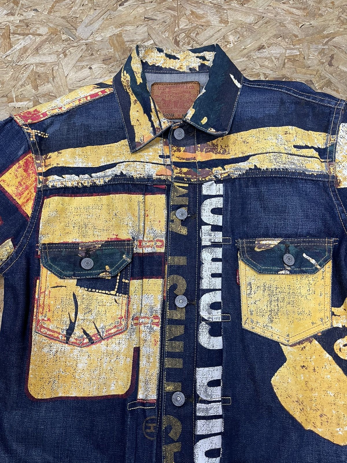 Levi's Vintage Clothing × Vintage RARE VINTAGE LEVIS 507XX BIG E JACKET Size US L / EU 52-54 / 3 - 7 Thumbnail