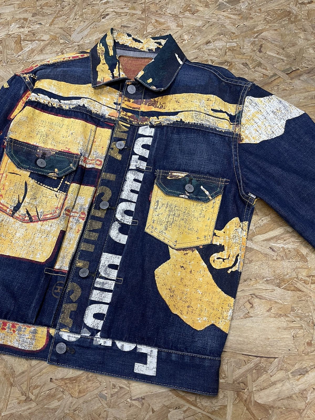 Levi's Vintage Clothing × Vintage RARE VINTAGE LEVIS 507XX BIG E JACKET Size US L / EU 52-54 / 3 - 3 Thumbnail