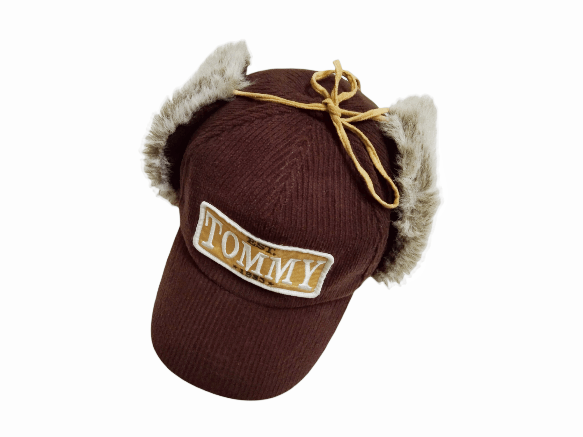 Tommy Hilfiger × Vintage TOMMY GIRL CORDUROY EARFLAP CAP Size ONE SIZE - 15 Thumbnail