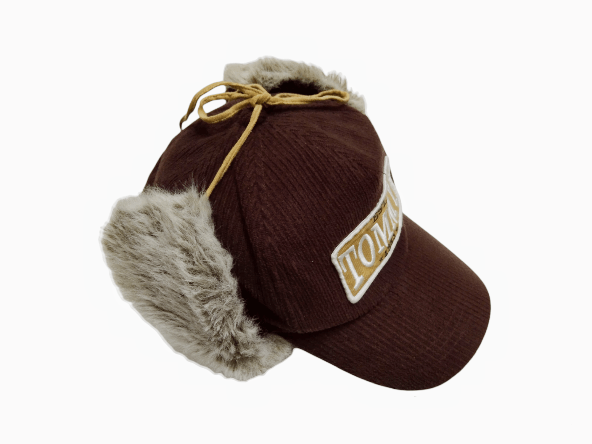 Tommy Hilfiger × Vintage TOMMY GIRL CORDUROY EARFLAP CAP Size ONE SIZE - 14 Thumbnail