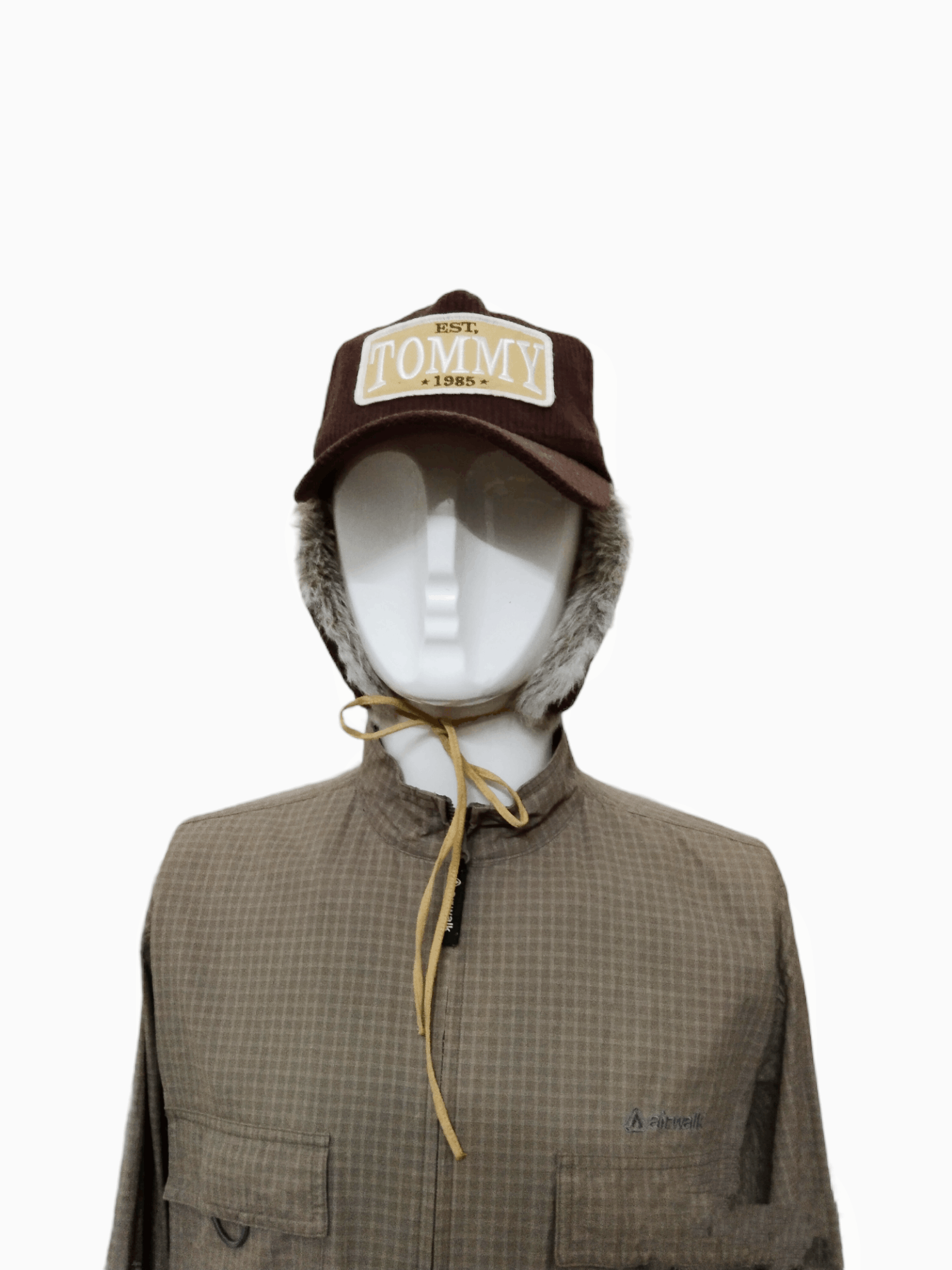 Tommy Hilfiger × Vintage TOMMY GIRL CORDUROY EARFLAP CAP Size ONE SIZE - 13 Thumbnail