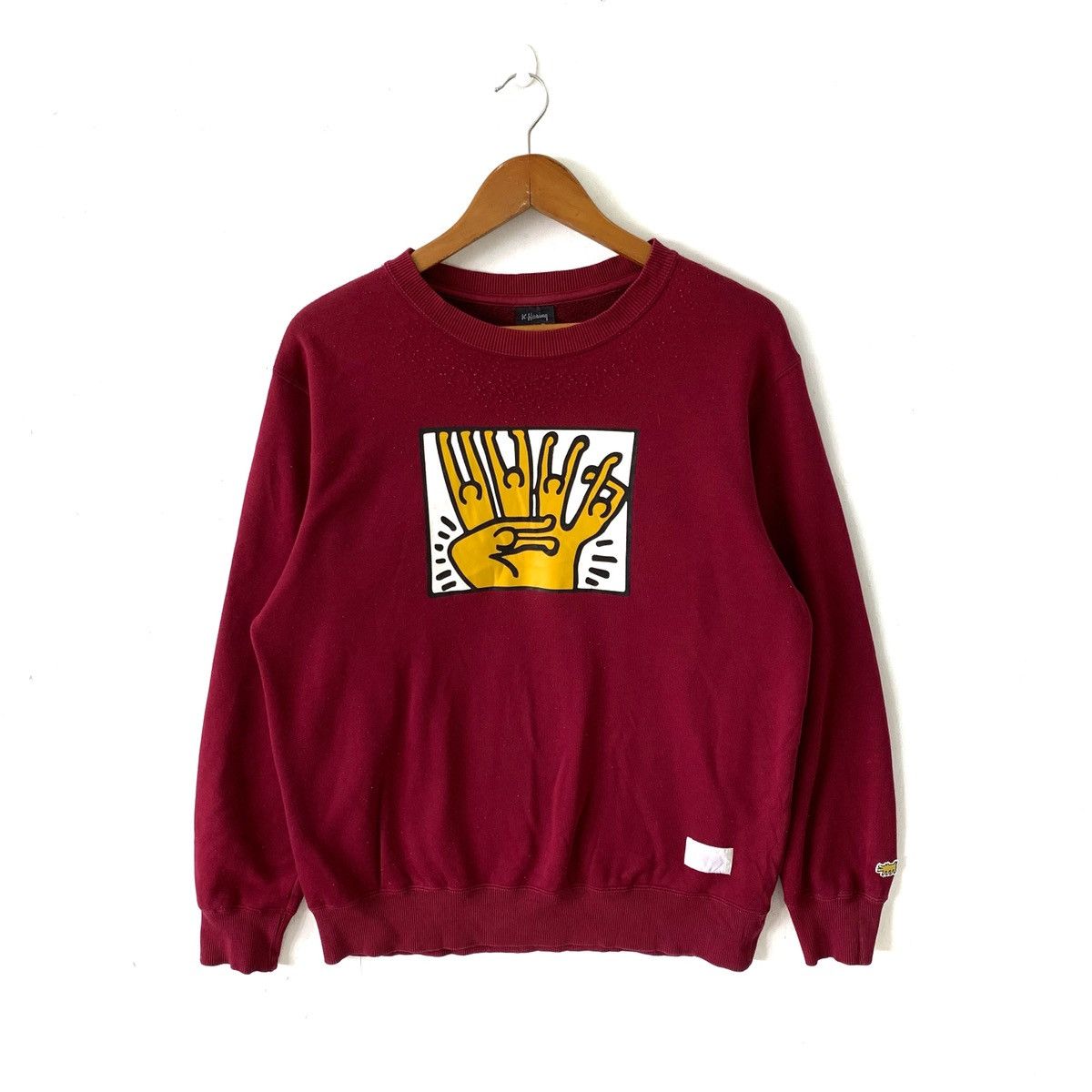 Japanese Brand × Keith Haring × Uniqlo Keith Haring Collab Uniqlo Crewneck Sweatshirt Size US M / EU 48-50 / 2 - 1 Thumbnail