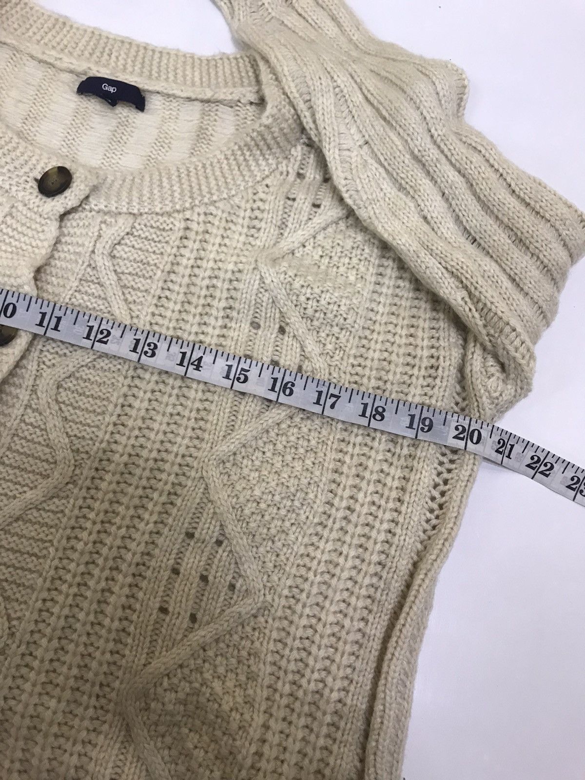 Gap GAP Colored Cable Knit Sweater Size S / US 4 / IT 40 - 17 Thumbnail